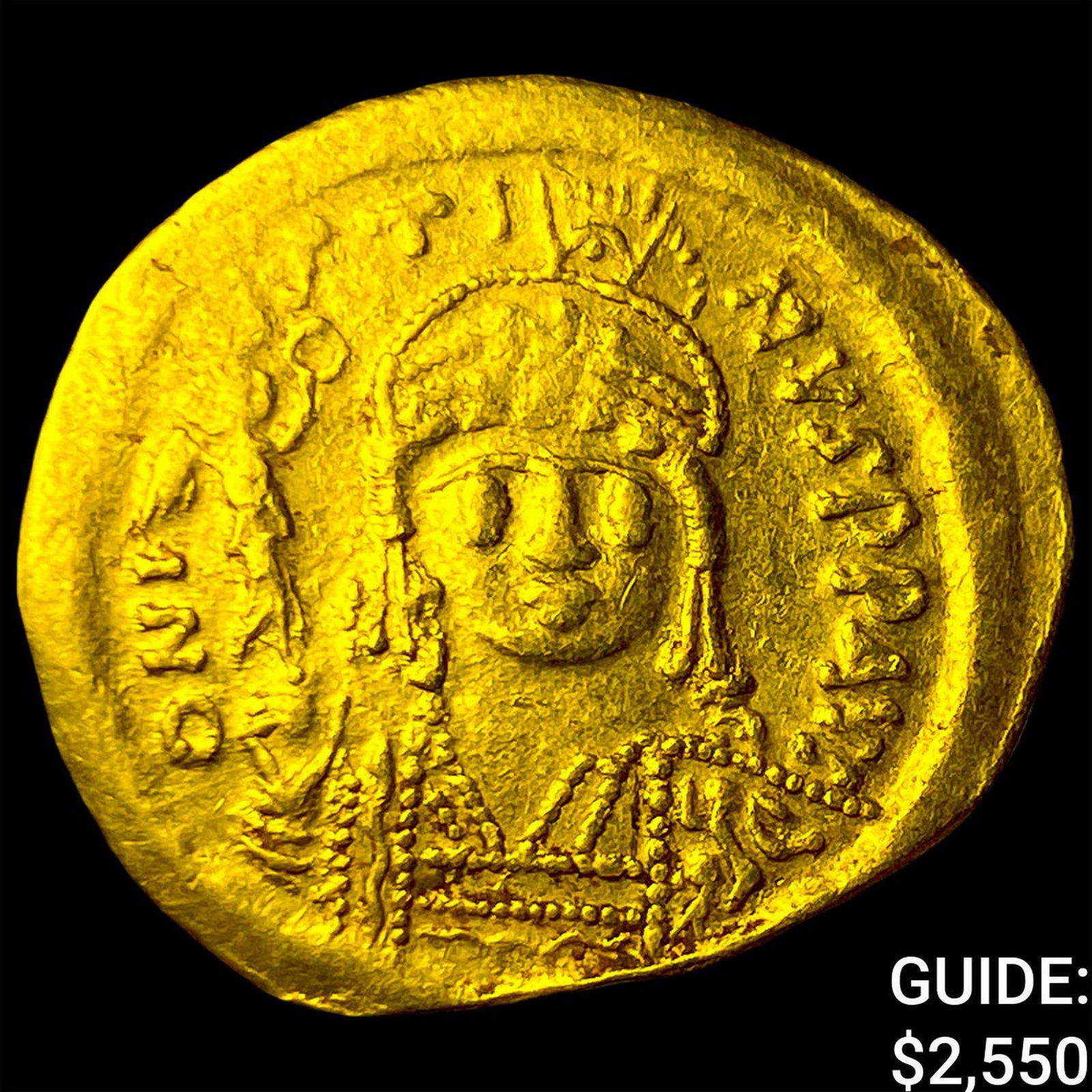 Byzantine Justin II 565-578 Gold Solidus: Byzantine Justin II 565-578 Gold Solidus