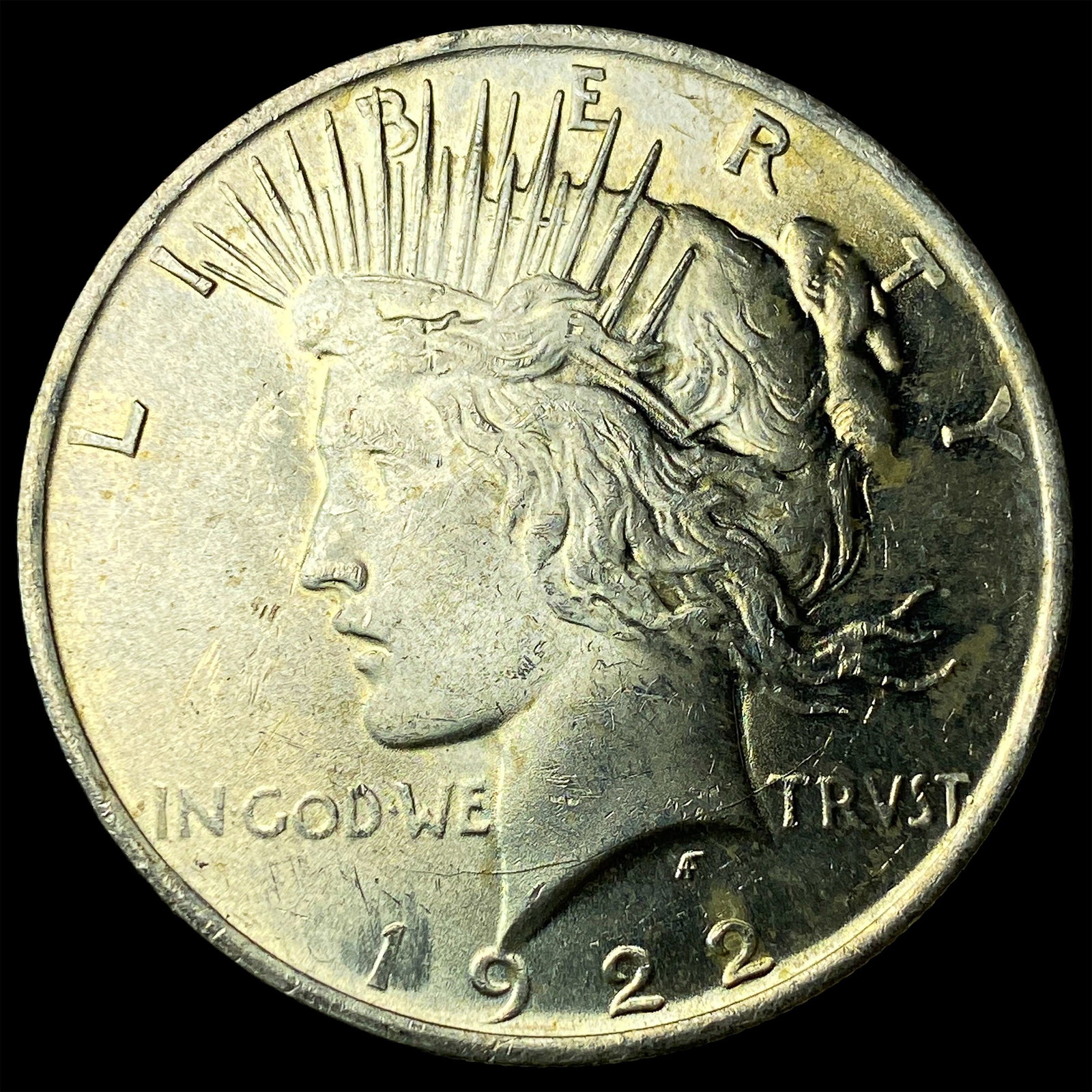 1922 Silver Peace Dollar GEM BU (1 of 2)
