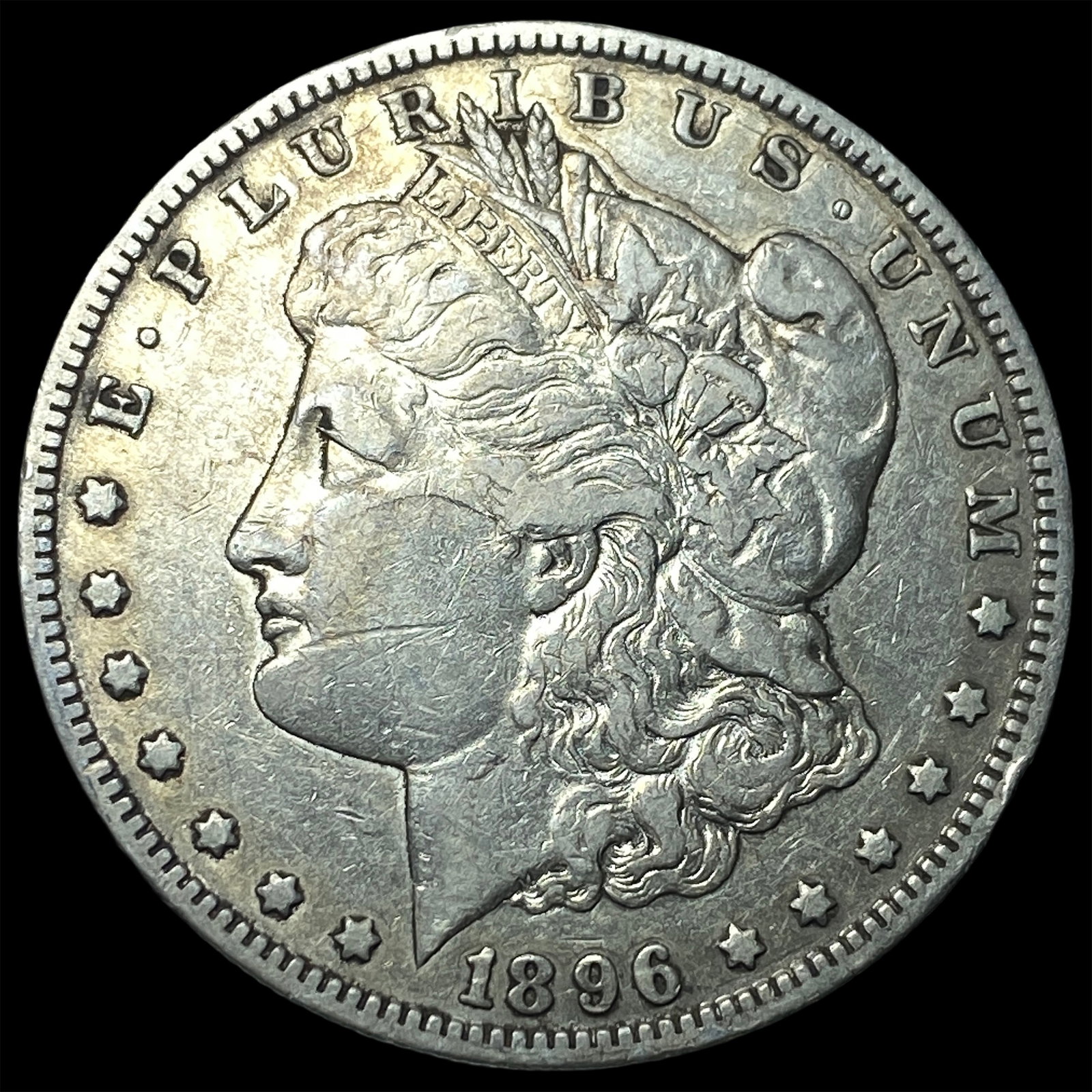 1896-O Silver Morgan Dollar NEARLY UNCIRCULATED: 1896-O Silver Morgan Dollar NEARLY UNCIRCULATED
