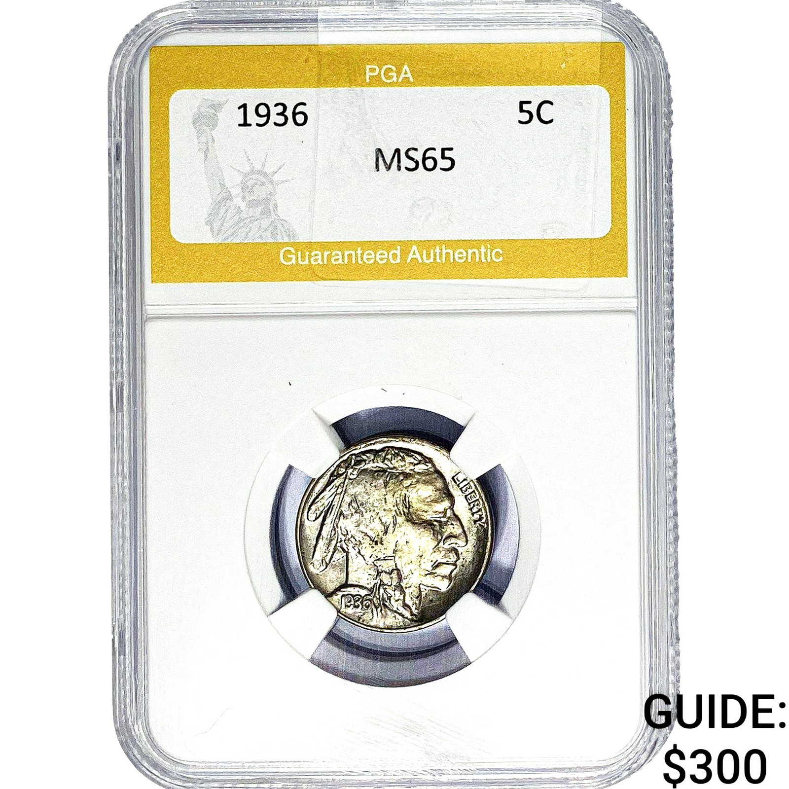 1936 Buffalo Nickel PGA MS65 (1 of 2)