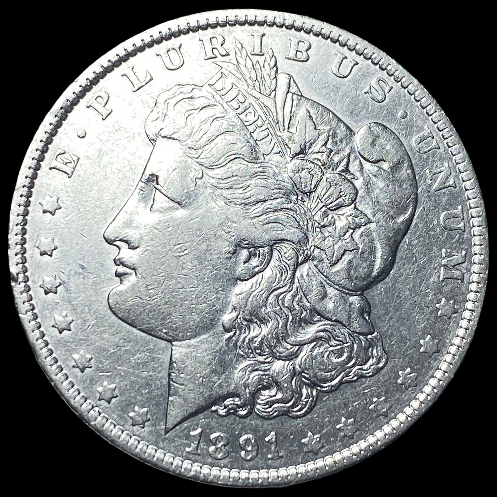 1891-O Silver Morgan Dollar CLOSELY UNCIRCULATED: 1891-O Silver Morgan Dollar CLOSELY UNCIRCULATED