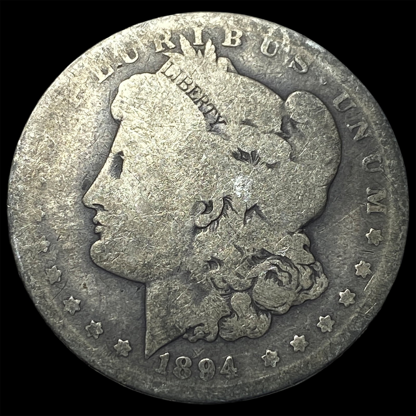 1894-O Silver Morgan Dollar NICELY CIRCULATED: 1894-O Silver Morgan Dollar NICELY CIRCULATED