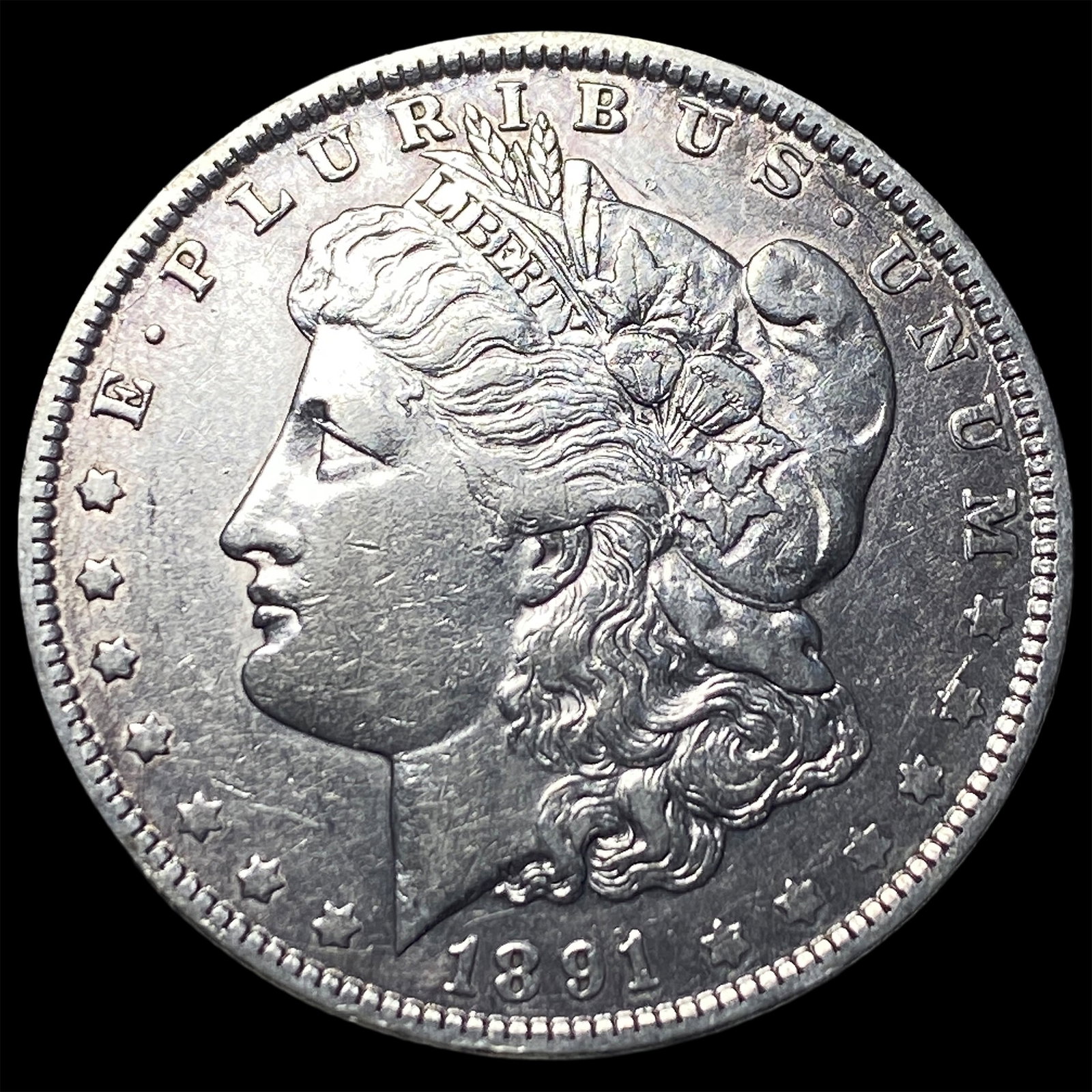 1891-O Silver Morgan Dollar CLOSELY UNCIRCULATED (1 of 2)