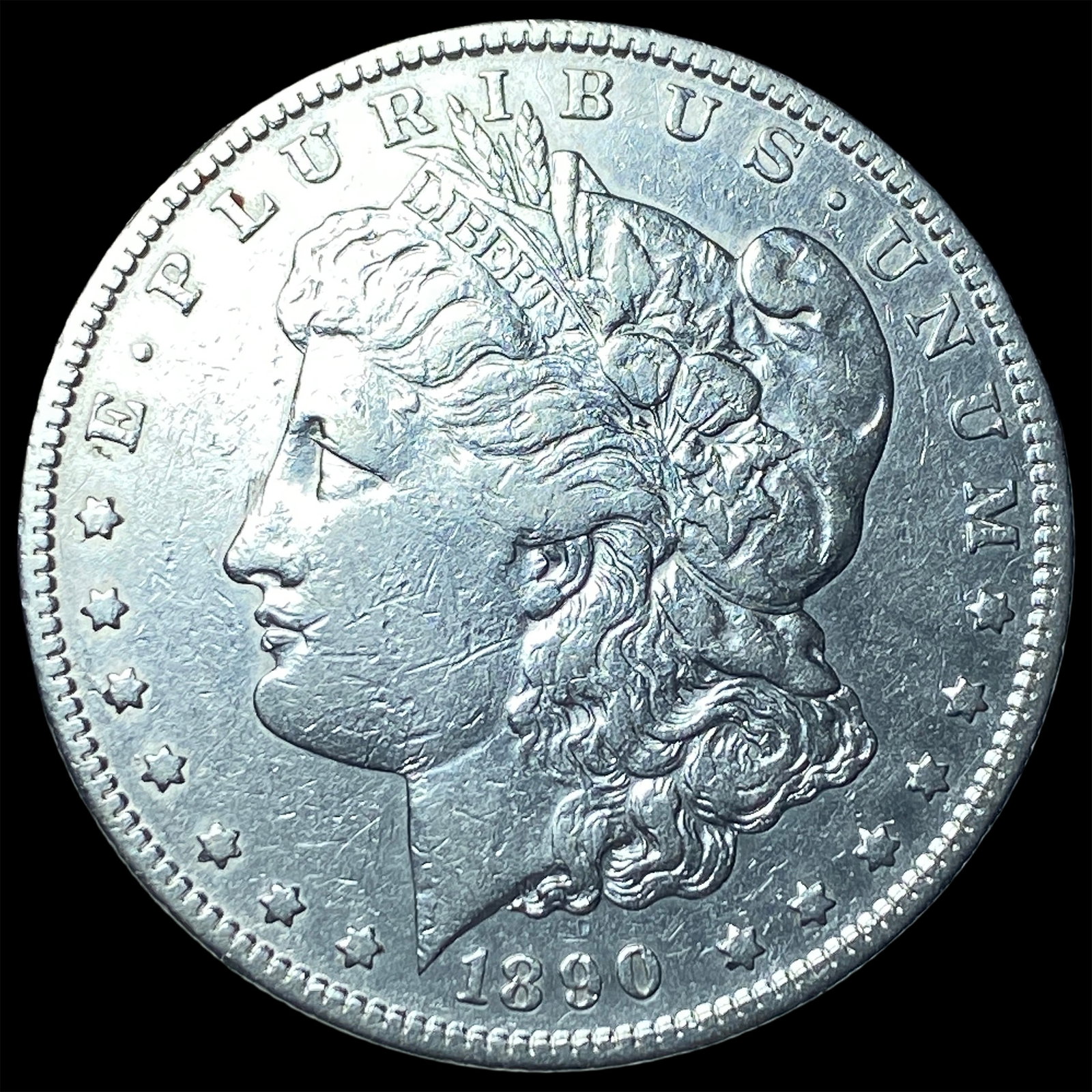 1890-S Silver Morgan Dollar LIGHTLY CIRCULATED: 1890-S Silver Morgan Dollar LIGHTLY CIRCULATED