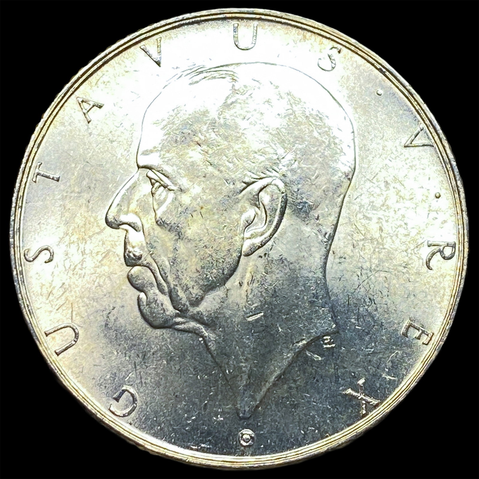 1938 Sweden Silver 2 Kroner UNCIRCULATED: 1938 Sweden Silver 2 Kroner UNCIRCULATED