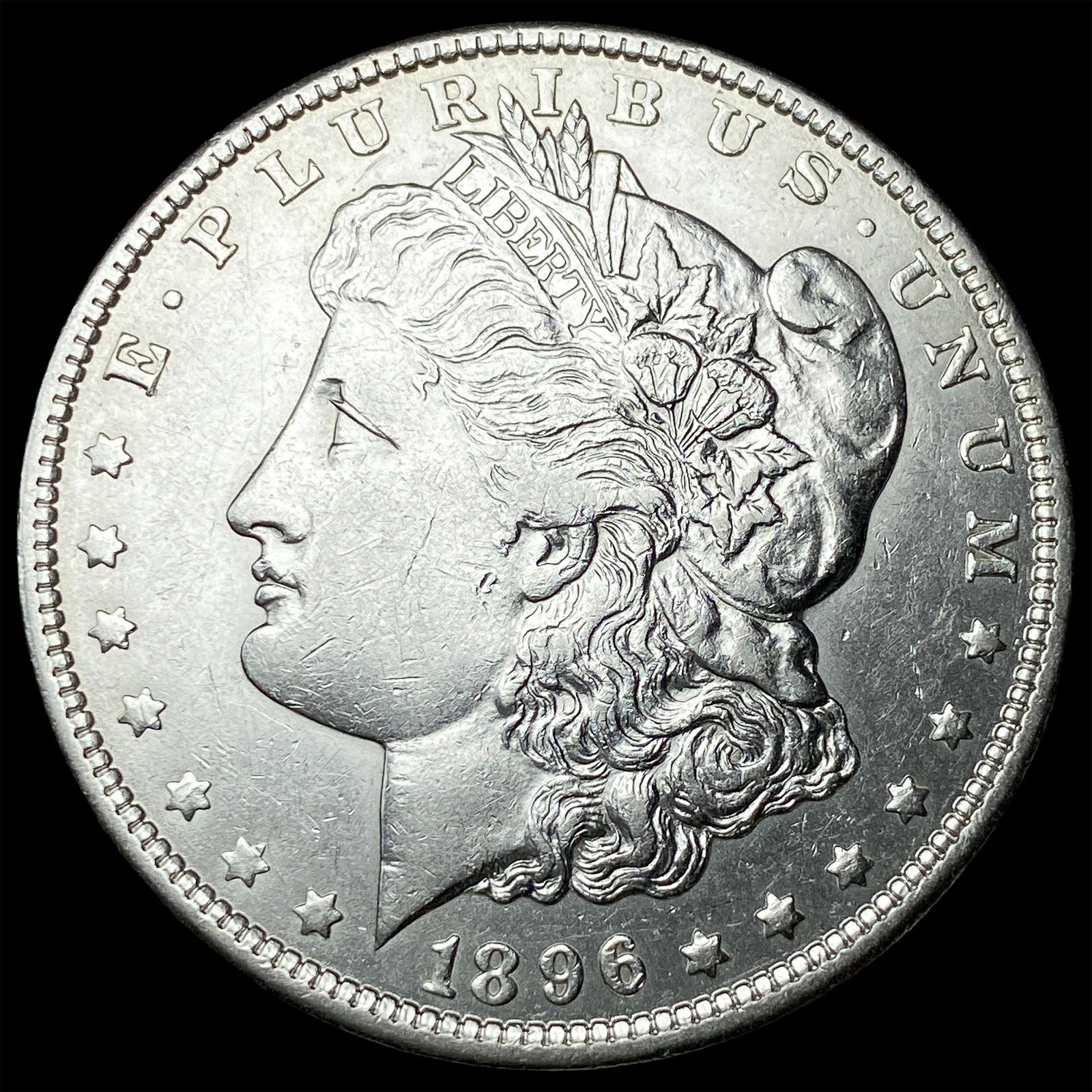 1896-O Silver Morgan Dollar ABOUT UNCIRCULATED: 1896-O Silver Morgan Dollar ABOUT UNCIRCULATED