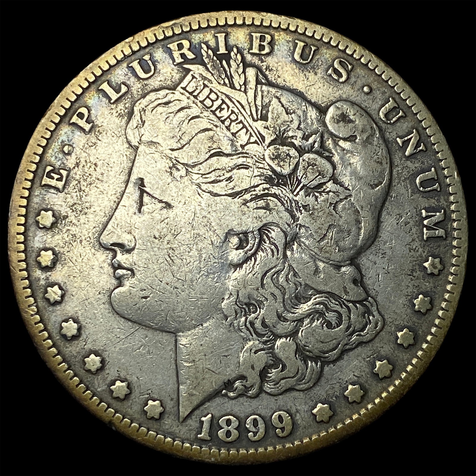 1899-S Silver Morgan Dollar NEARLY UNCIRCULATED: 1899-S Silver Morgan Dollar NEARLY UNCIRCULATED