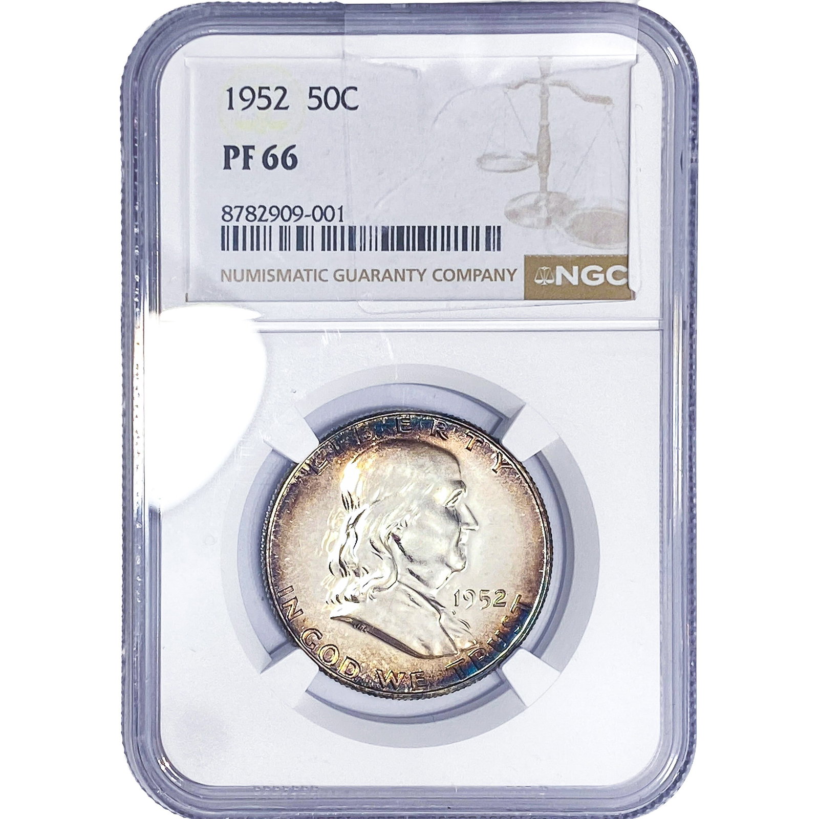 1952 Franklin Half Dollar NGC PF66 (1 of 2)