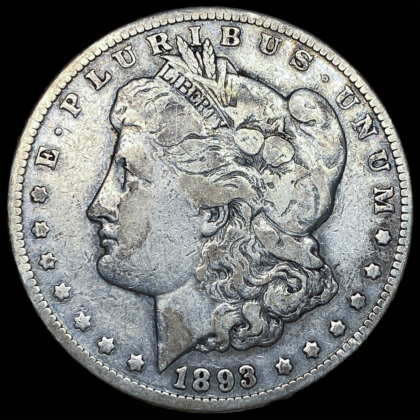 1893 Morgan Silver Dollar LIGHTLY CIRCULATED: 1893 Morgan Silver Dollar LIGHTLY CIRCULATED