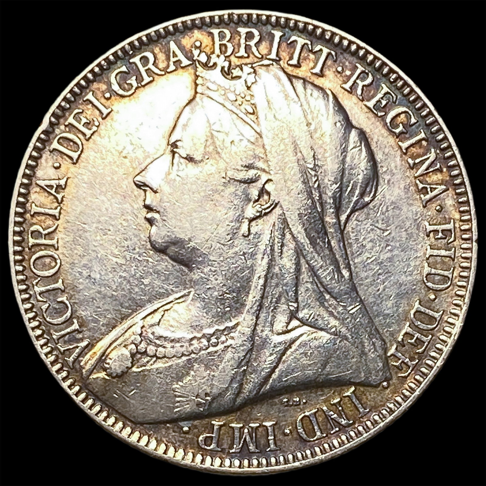 1898 Great Britain Silver 1 Florin: 1898 Great Britain Silver 1 Florin