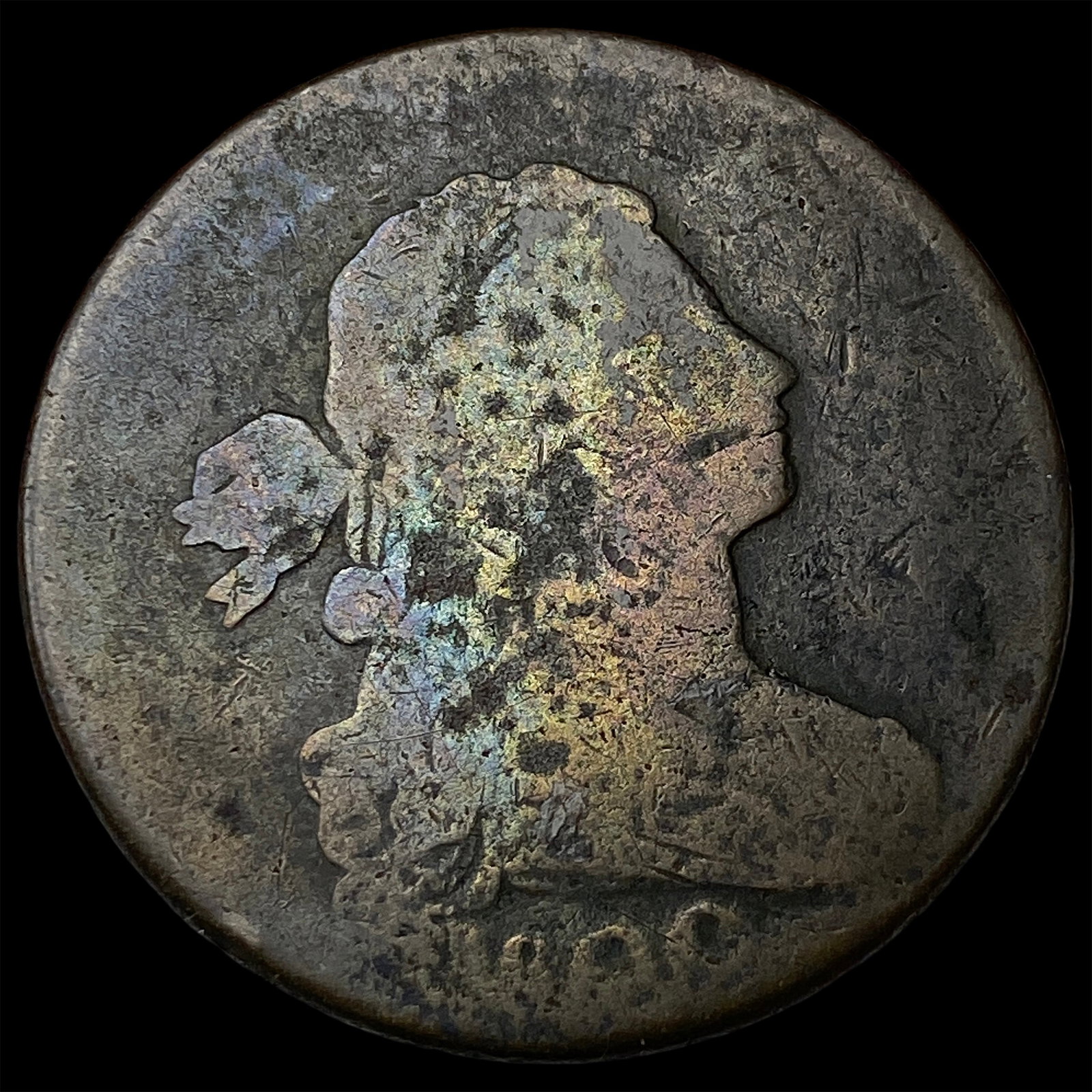 1800 Draped Bust Large Cent NICELY CIRCULATED (1 of 2)
