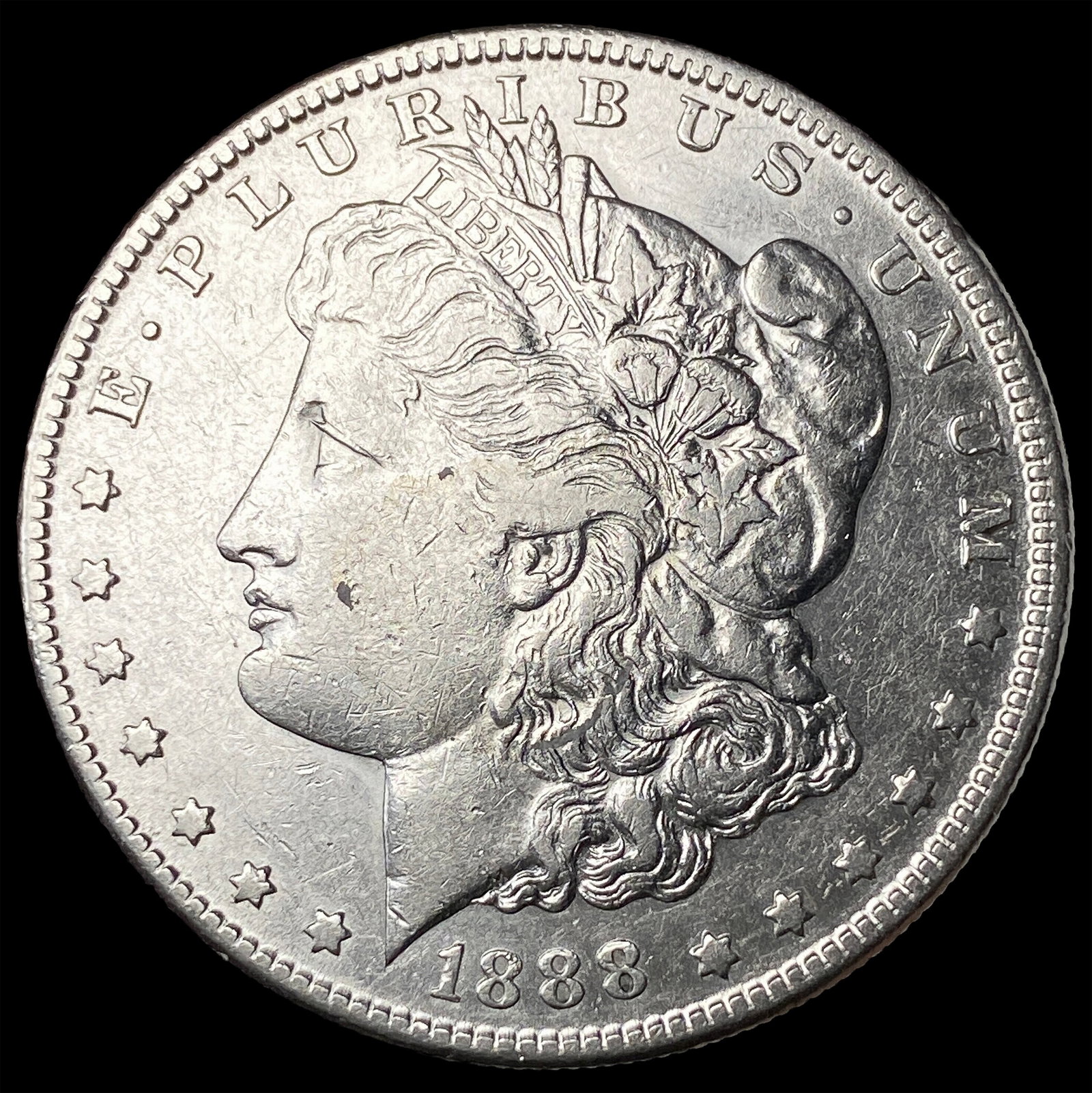 1888-S Silver Morgan Dollar CLOSELY UNCIRCULATED: 1888-S Silver Morgan Dollar CLOSELY UNCIRCULATED