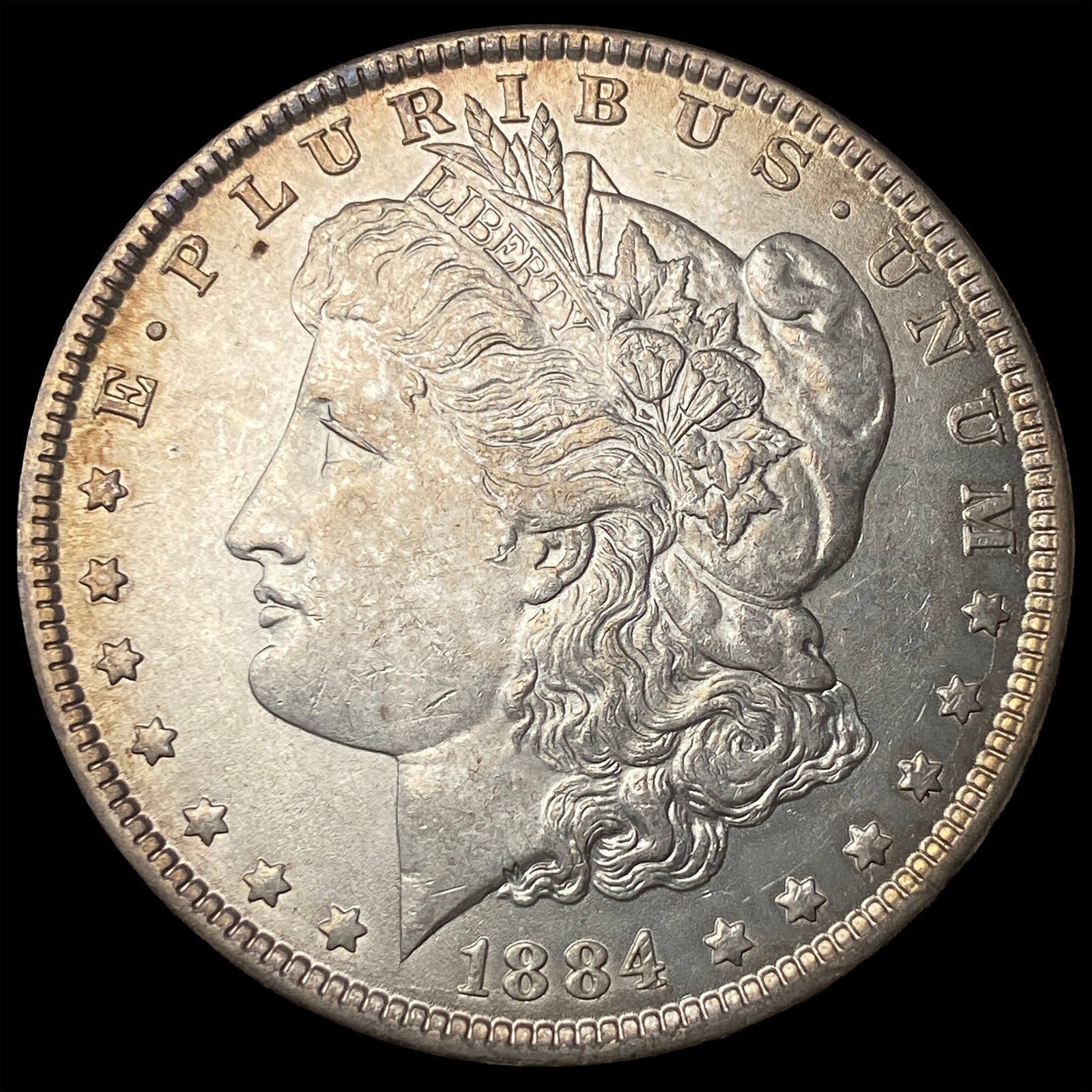 1884 Morgan Silver Dollar NEARLY UNCIRCULATED: 1884 Morgan Silver Dollar NEARLY UNCIRCULATED