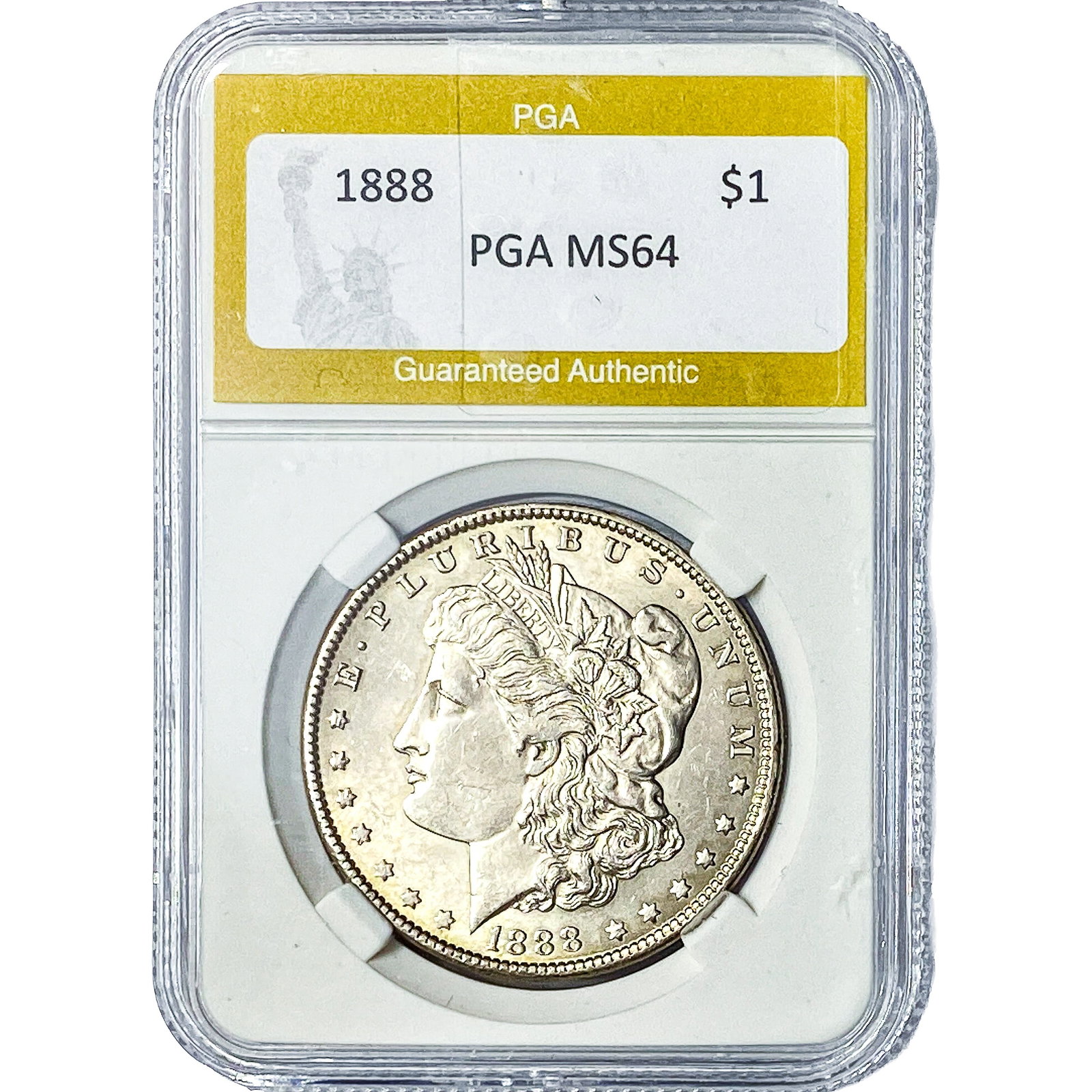 1888 Morgan Silver Dollar PGA MS64: 1888 Morgan Silver Dollar PGA MS64
