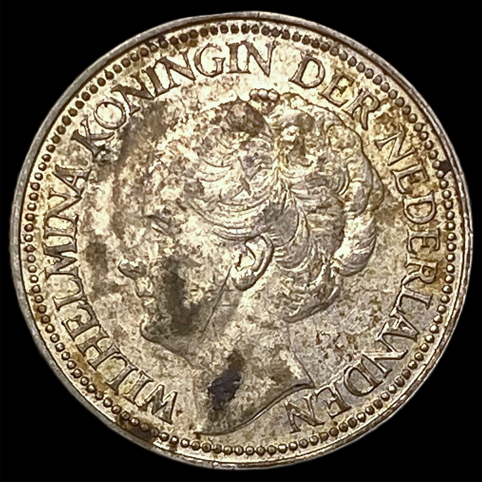 1941 Netherlands Silver 25 Cents (1 of 2)