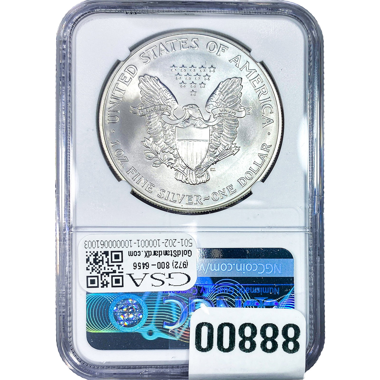 2000 Silver Eagle NGC MS68 - 2