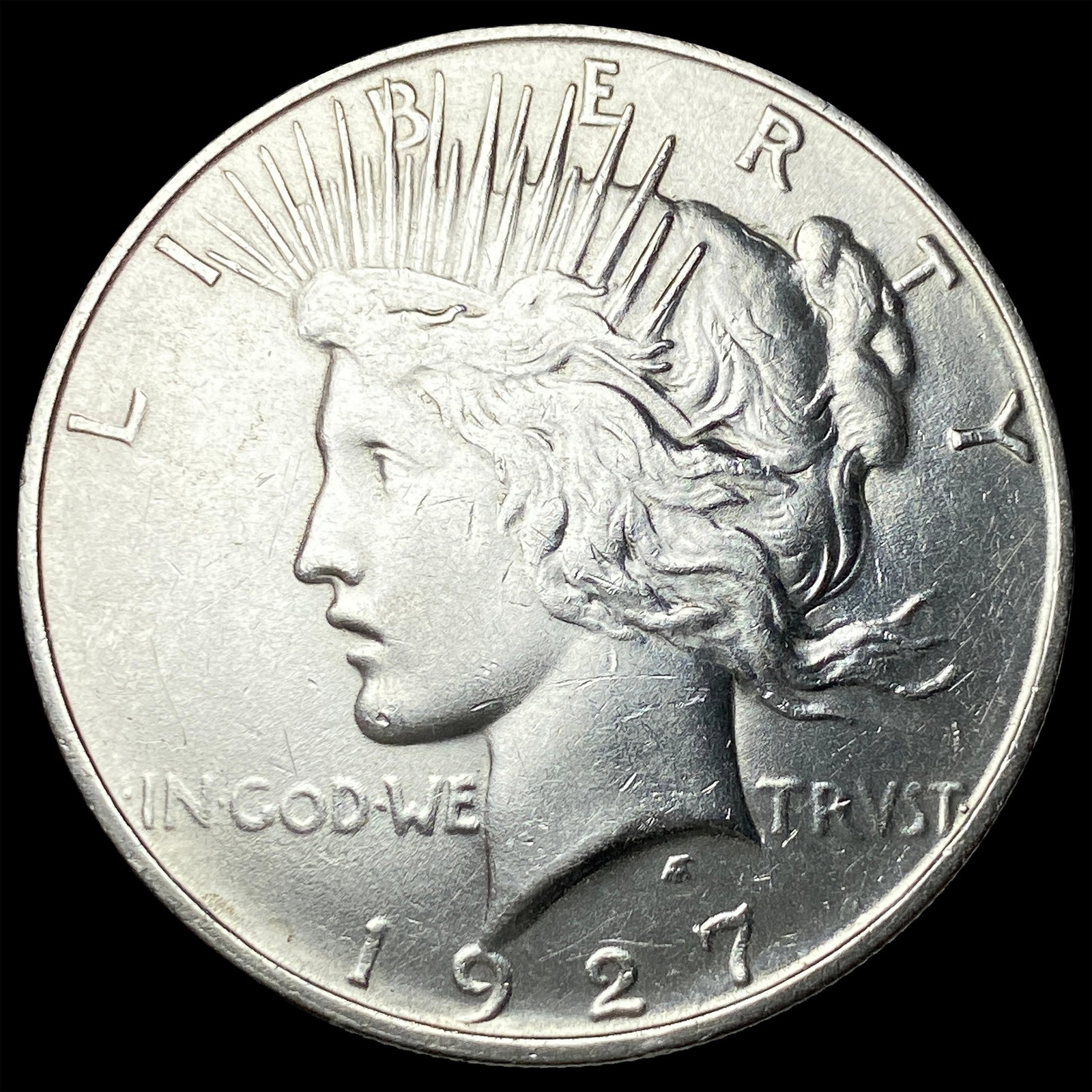 1927-D Peace Silver Dollar UNCIRCULATED: 1927-D Peace Silver Dollar UNCIRCULATED