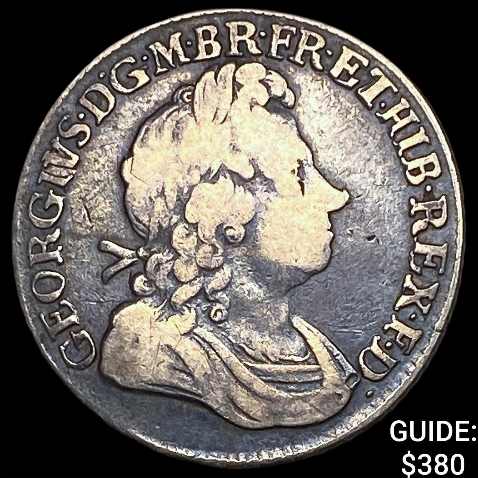 1723 Great Britain George I Silver Shilling - SSC (1 of 2)