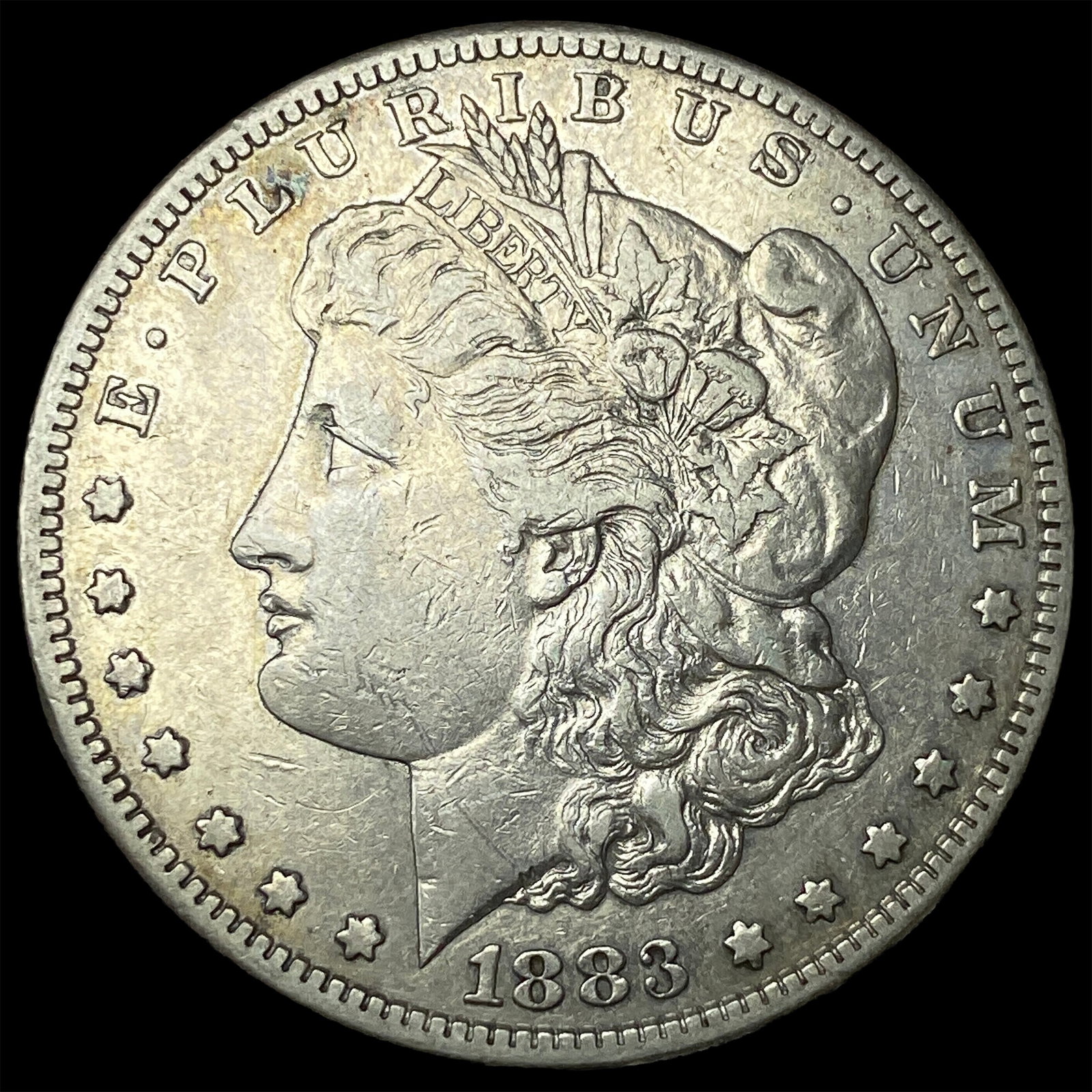 1883-S Silver Morgan Dollar NEARLY UNCIRCULATED: 1883-S Silver Morgan Dollar NEARLY UNCIRCULATED