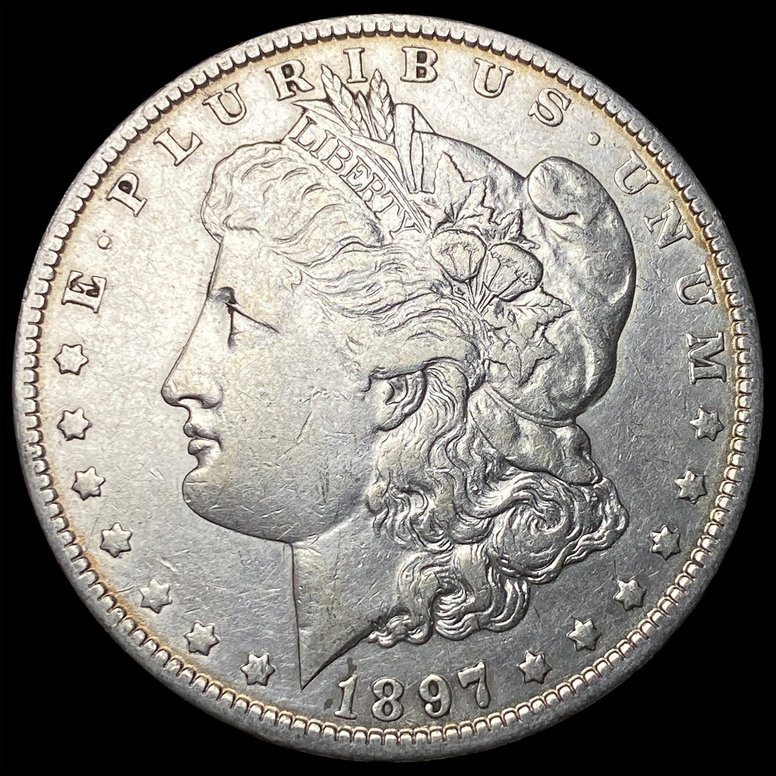 1897-O Silver Morgan Dollar NEARLY UNCIRCULATED: 1897-O Silver Morgan Dollar NEARLY UNCIRCULATED