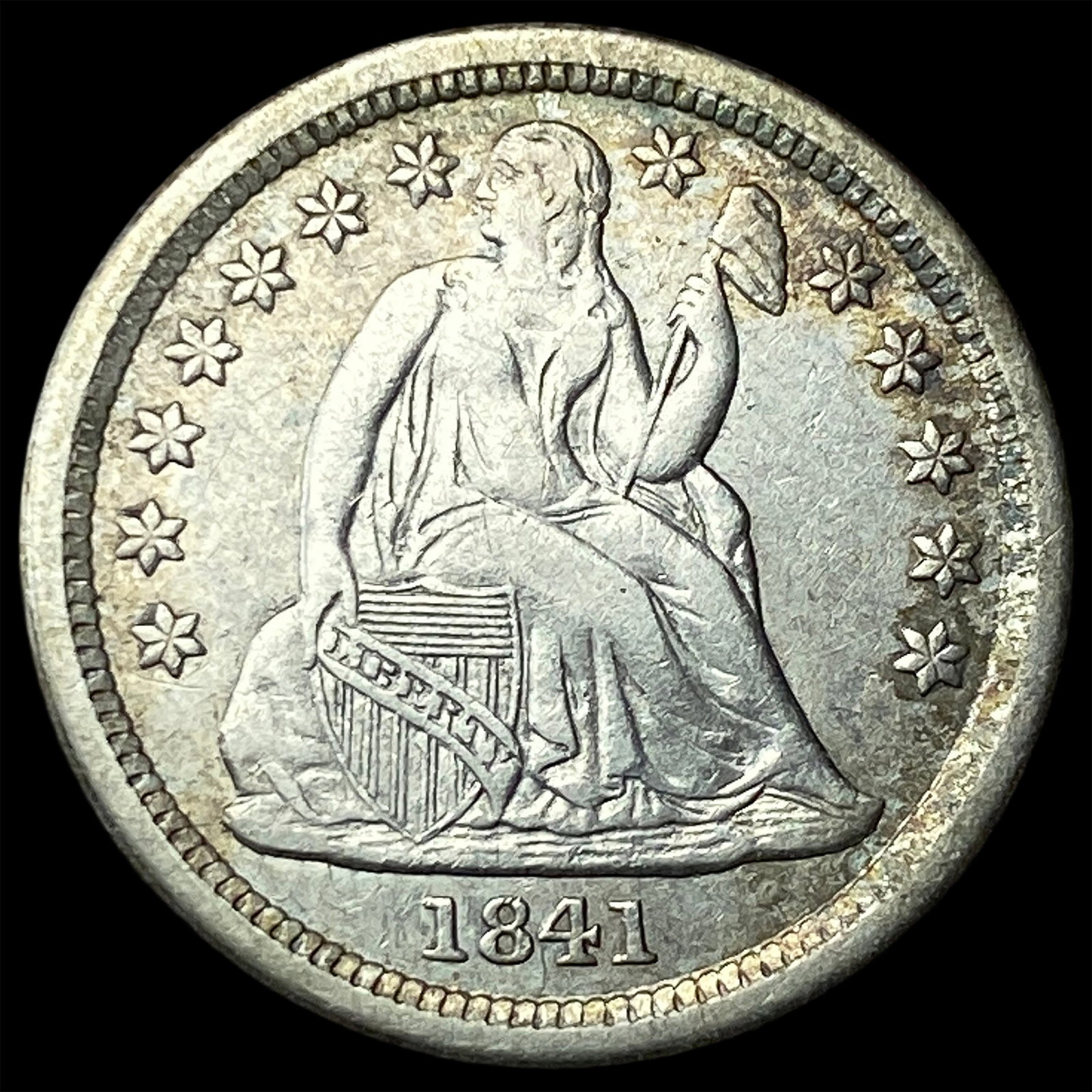 1841 Seated Liberty Dime CLOSELY UNCIRCULATED (1 of 2)