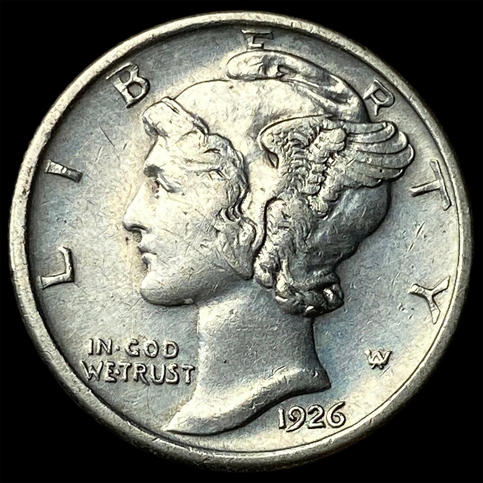 1926-D Silver Mercury Dime UNCIRCULATED: 1926-D Silver Mercury Dime UNCIRCULATED