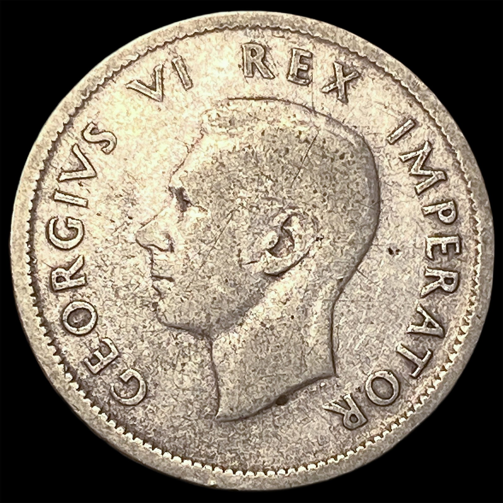 1942 South Africa Silver 1 Shilling: 1942 South Africa Silver 1 Shilling