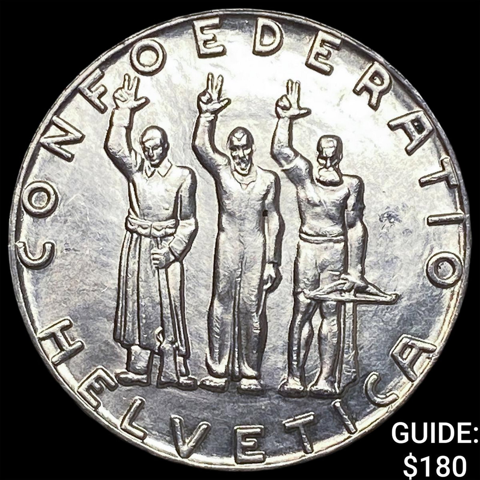 1941 Switzerland Silver 5 Francs (1 of 2)