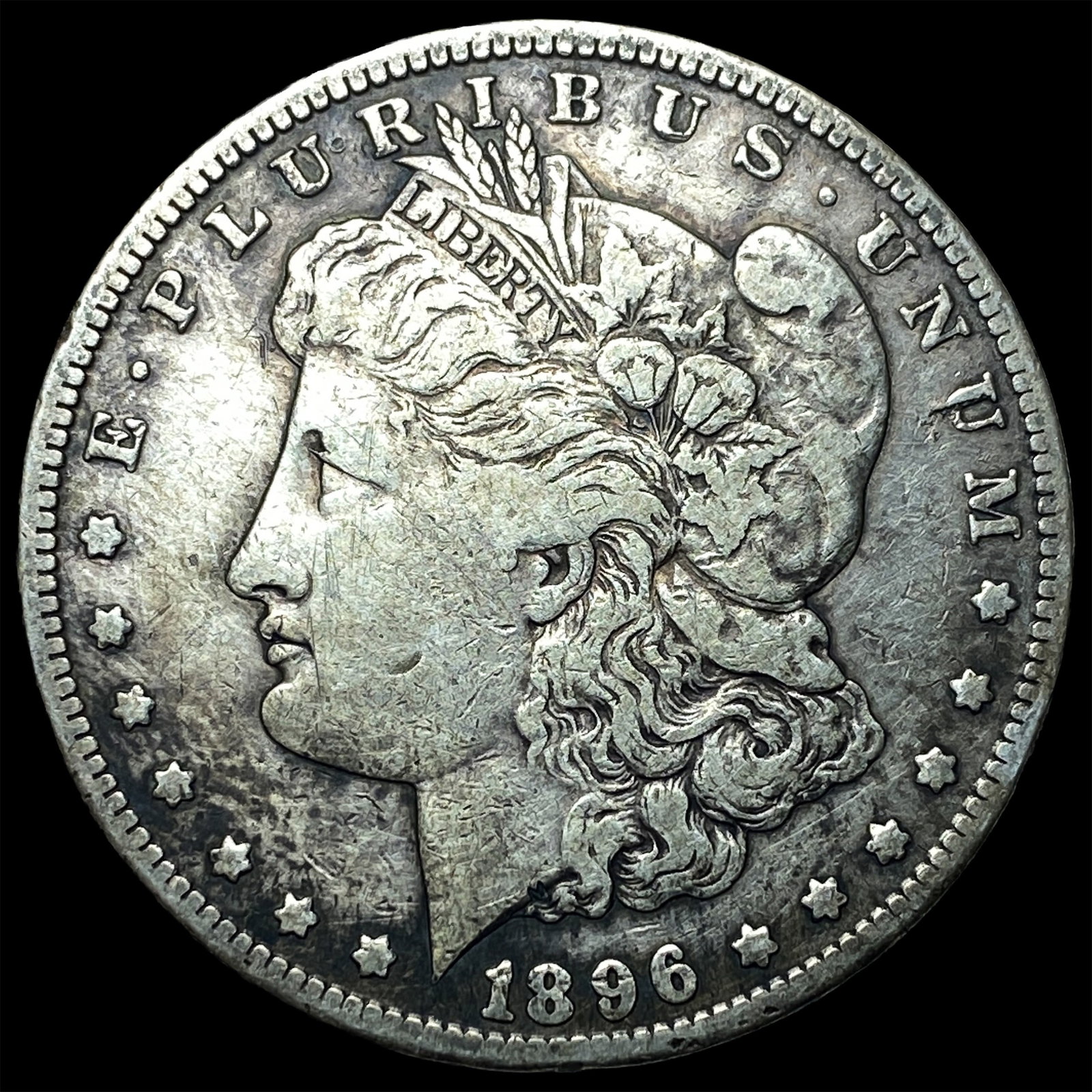 1896-S Silver Morgan Dollar NEARLY UNCIRCULATED: 1896-S Silver Morgan Dollar NEARLY UNCIRCULATED