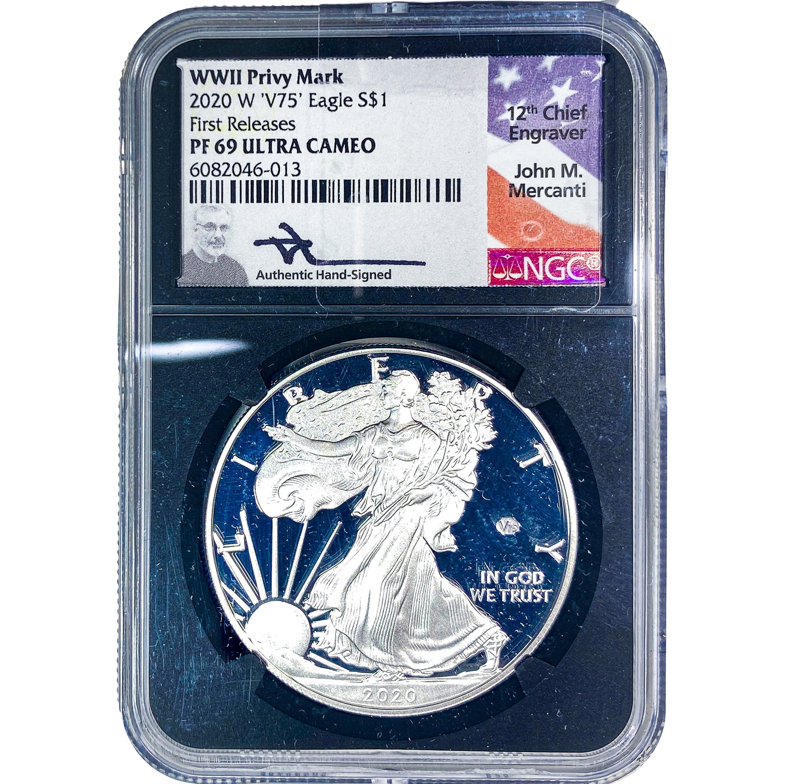 2020-W Silver Eagle NGC PF69 Ultra Cameo (1 of 2)
