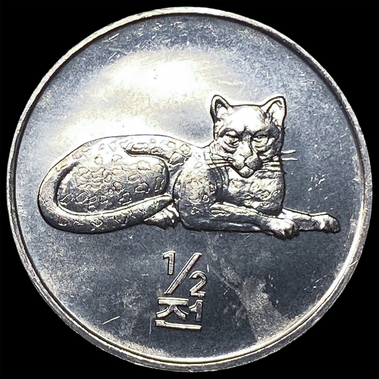 2002 North Korea Aluminium 1/2 Chon (1 of 2)
