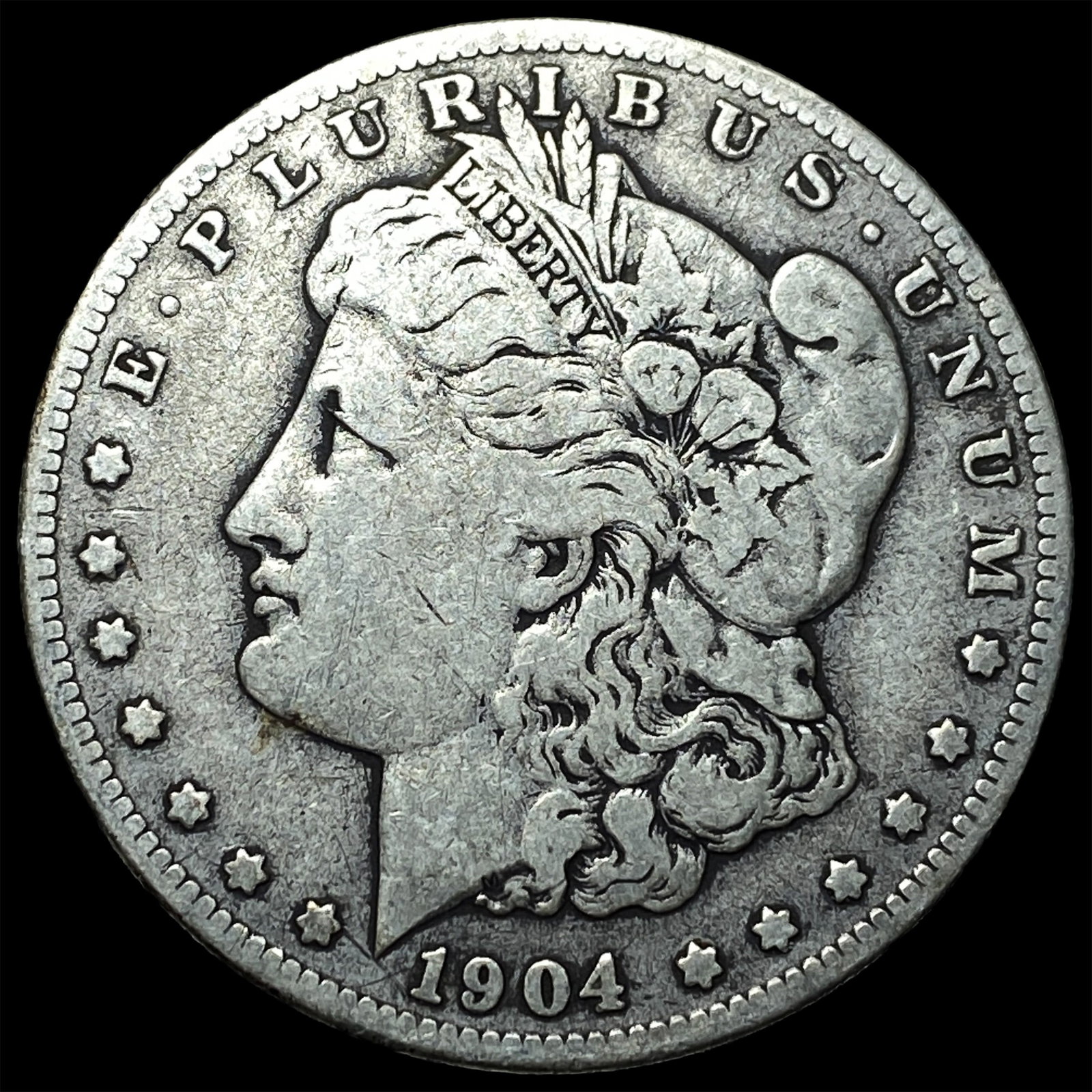 1904-S Morgan Silver Dollar LIGHTLY CIRCULATED: 1904-S Morgan Silver Dollar LIGHTLY CIRCULATED