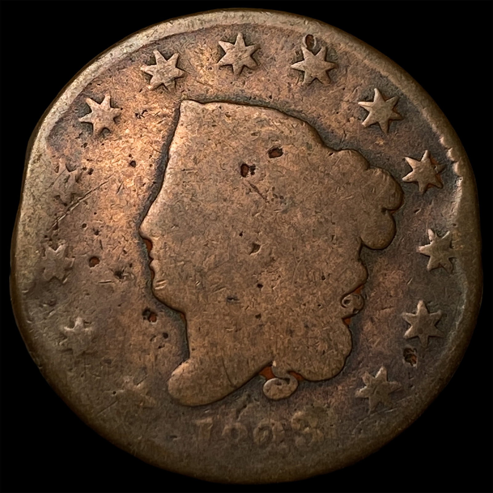 1808 Classic Head Large Cent NICELY CIRCULATED: 1808 Classic Head Large Cent NICELY CIRCULATED