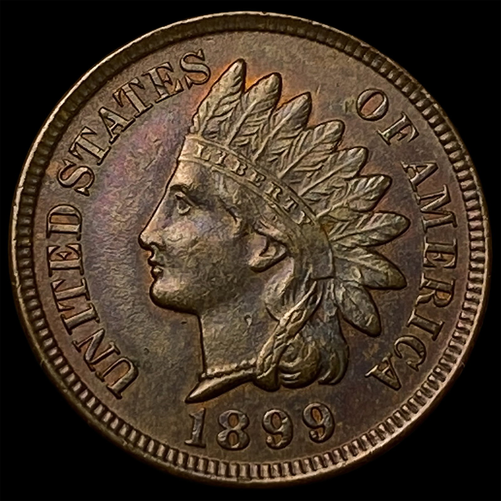 1899 Indian Head Cent CHOICE BU (1 of 2)