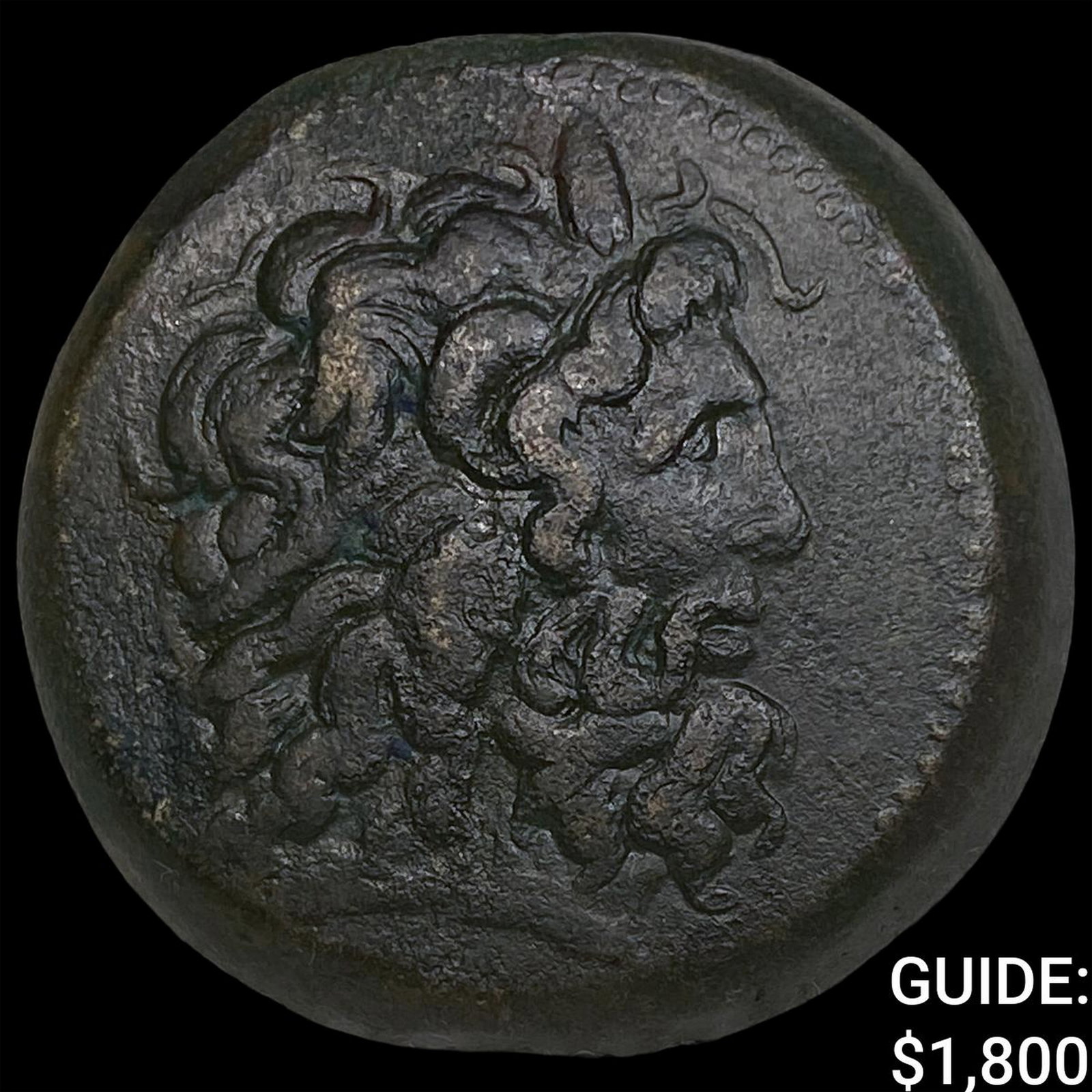 Egypt Ptolemy III Eugertes Bronze AE 43 (1 of 2)