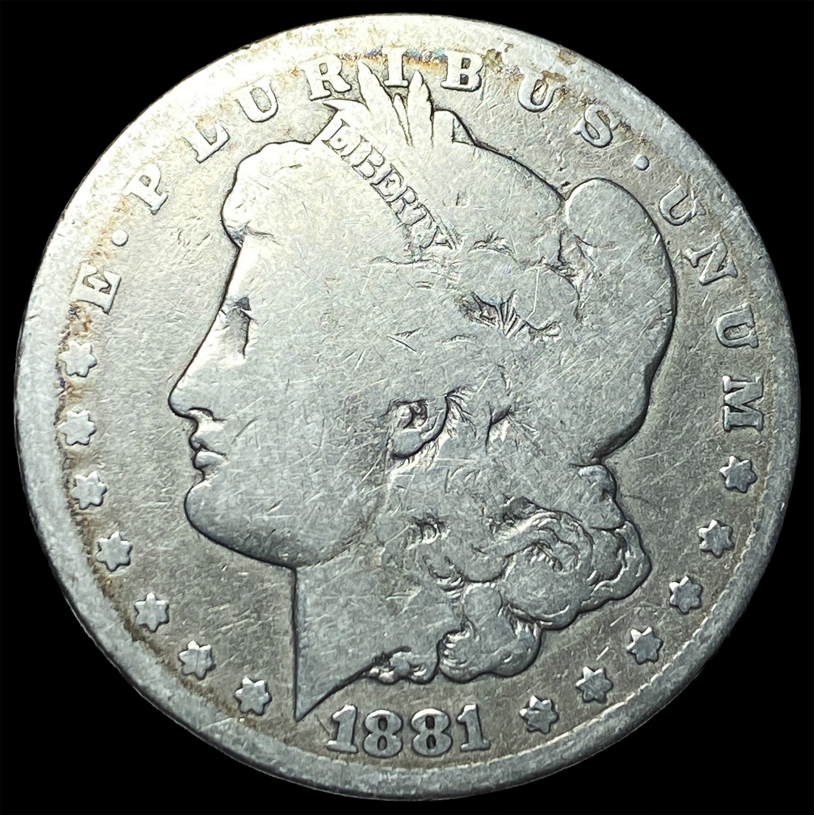 1881-CC Silver Morgan Dollar NICELY CIRCULATED: 1881-CC Silver Morgan Dollar NICELY CIRCULATED