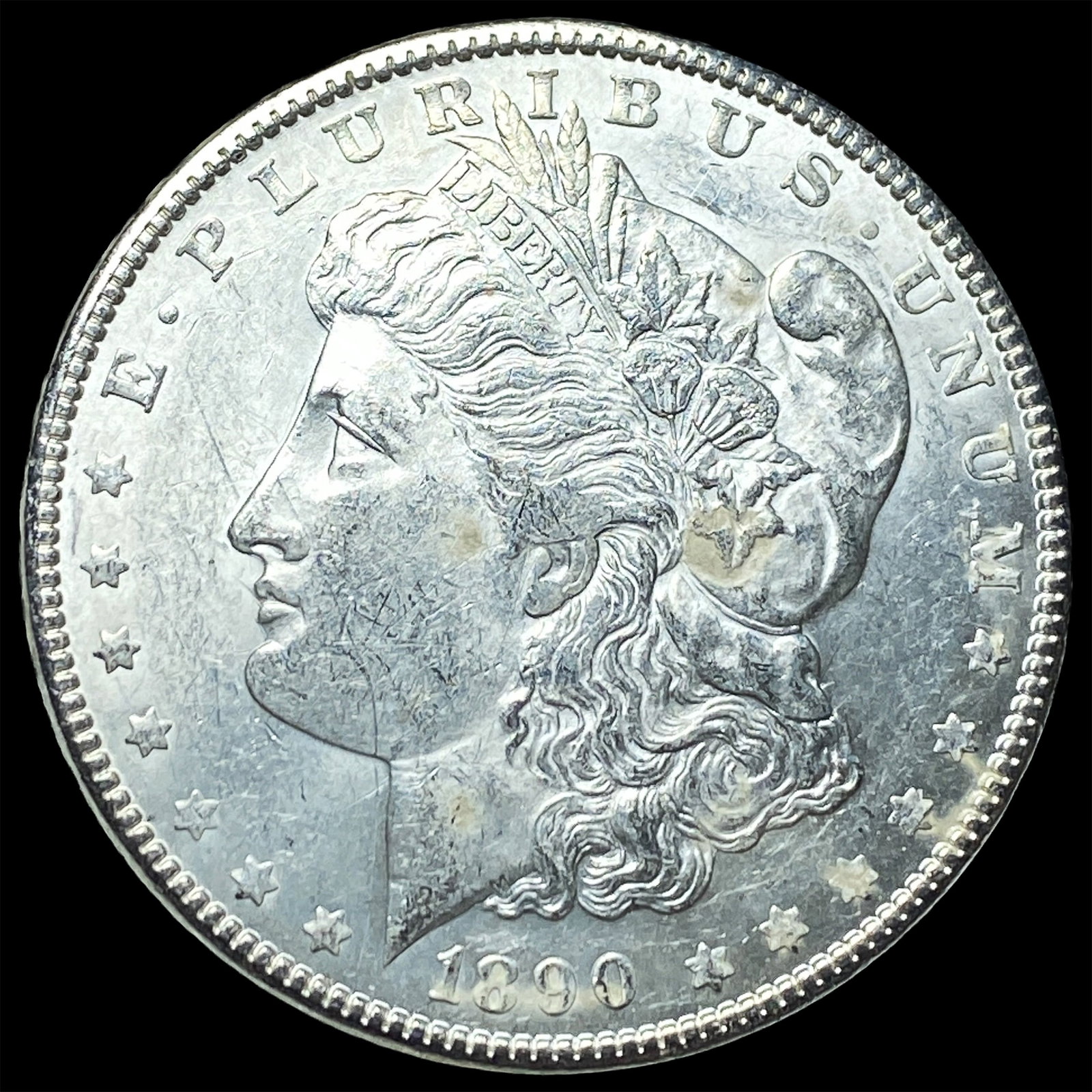 1890 Morgan Silver Dollar UNCIRCULATED: 1890 Morgan Silver Dollar UNCIRCULATED