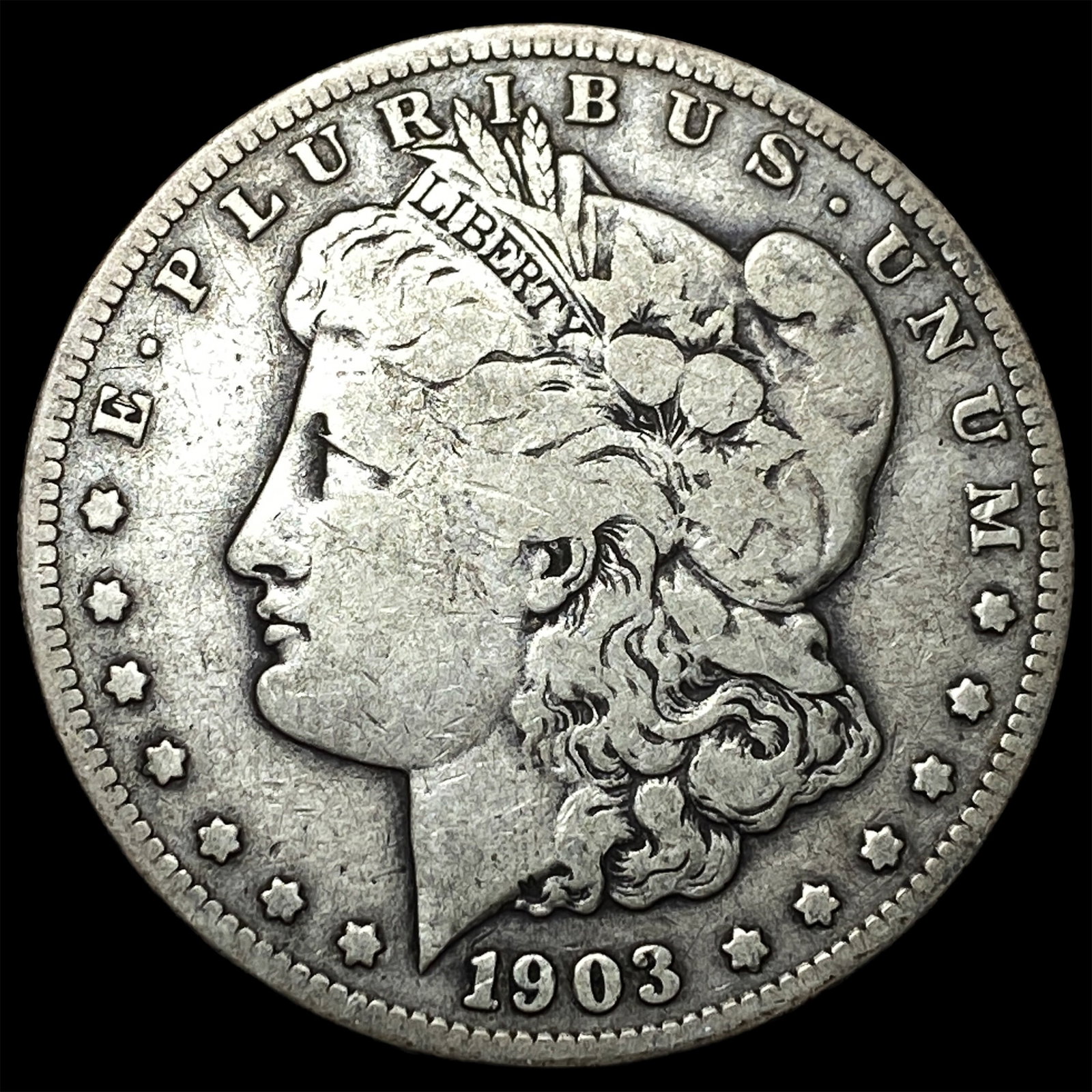 1903-S Silver Morgan Dollar LIGHTLY CIRCULATED: 1903-S Silver Morgan Dollar LIGHTLY CIRCULATED