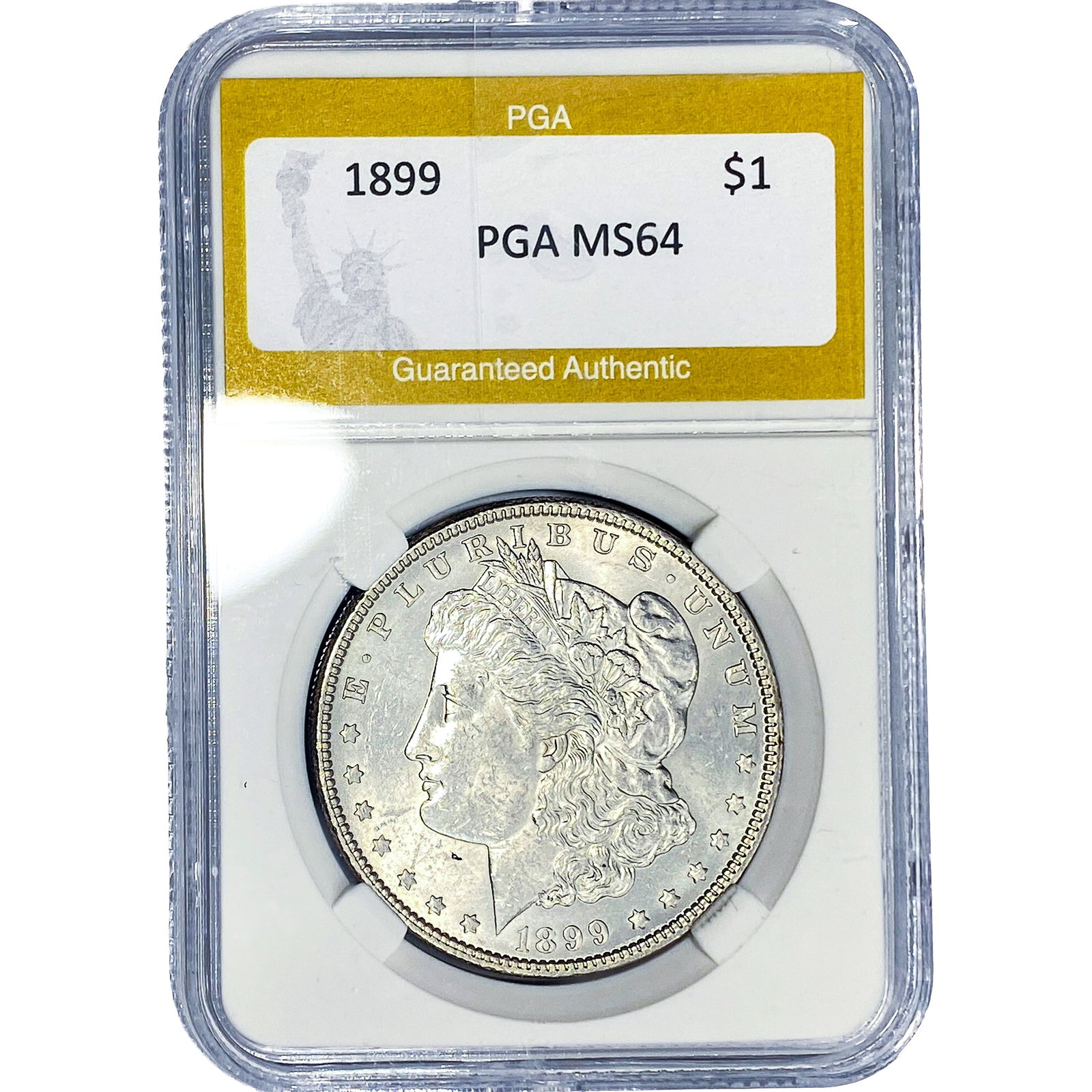 1899 Morgan Silver Dollar PGA MS64: 1899 Morgan Silver Dollar PGA MS64