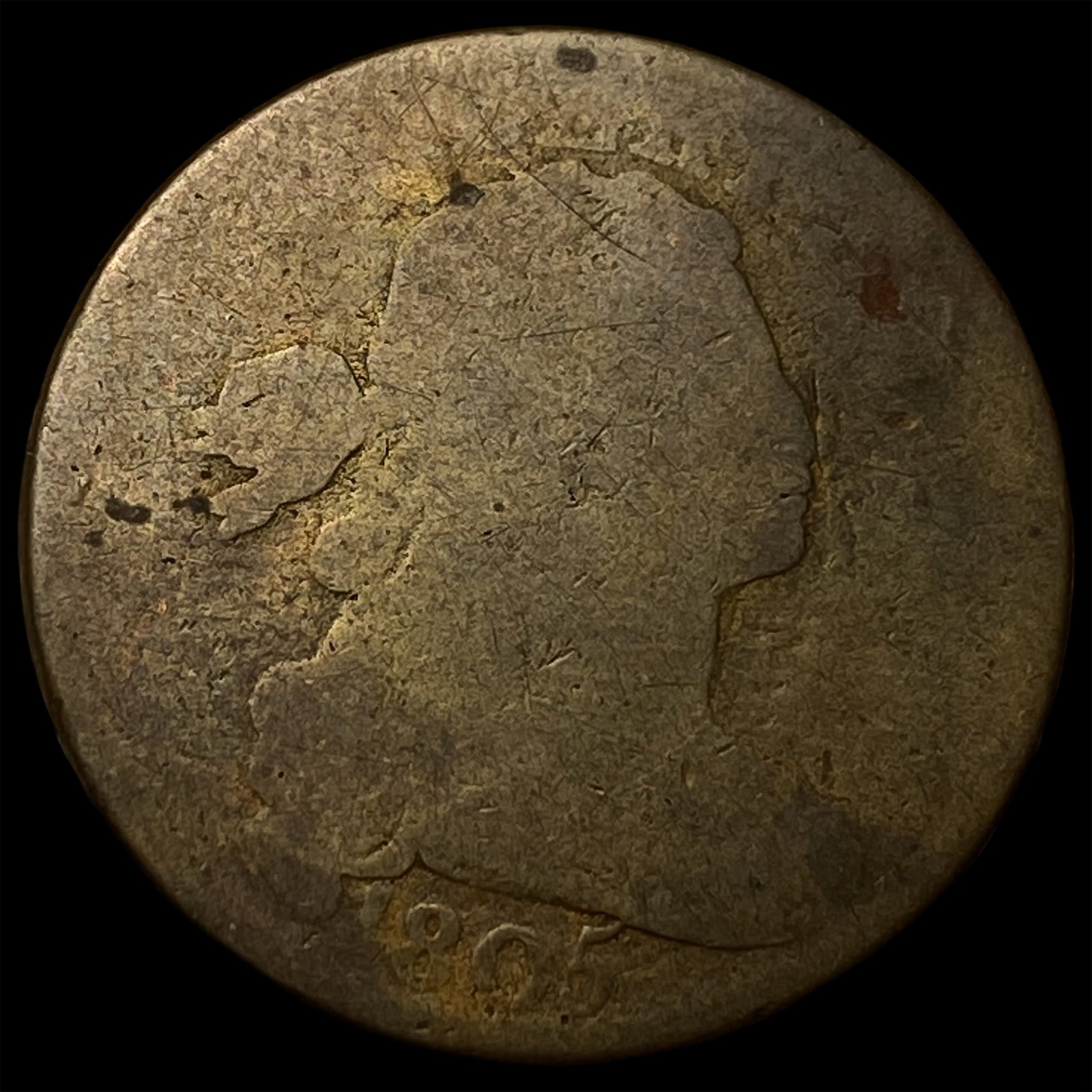 1805 Draped Bust Large Cent NICELY CIRCULATED: 1805 Draped Bust Large Cent NICELY CIRCULATED