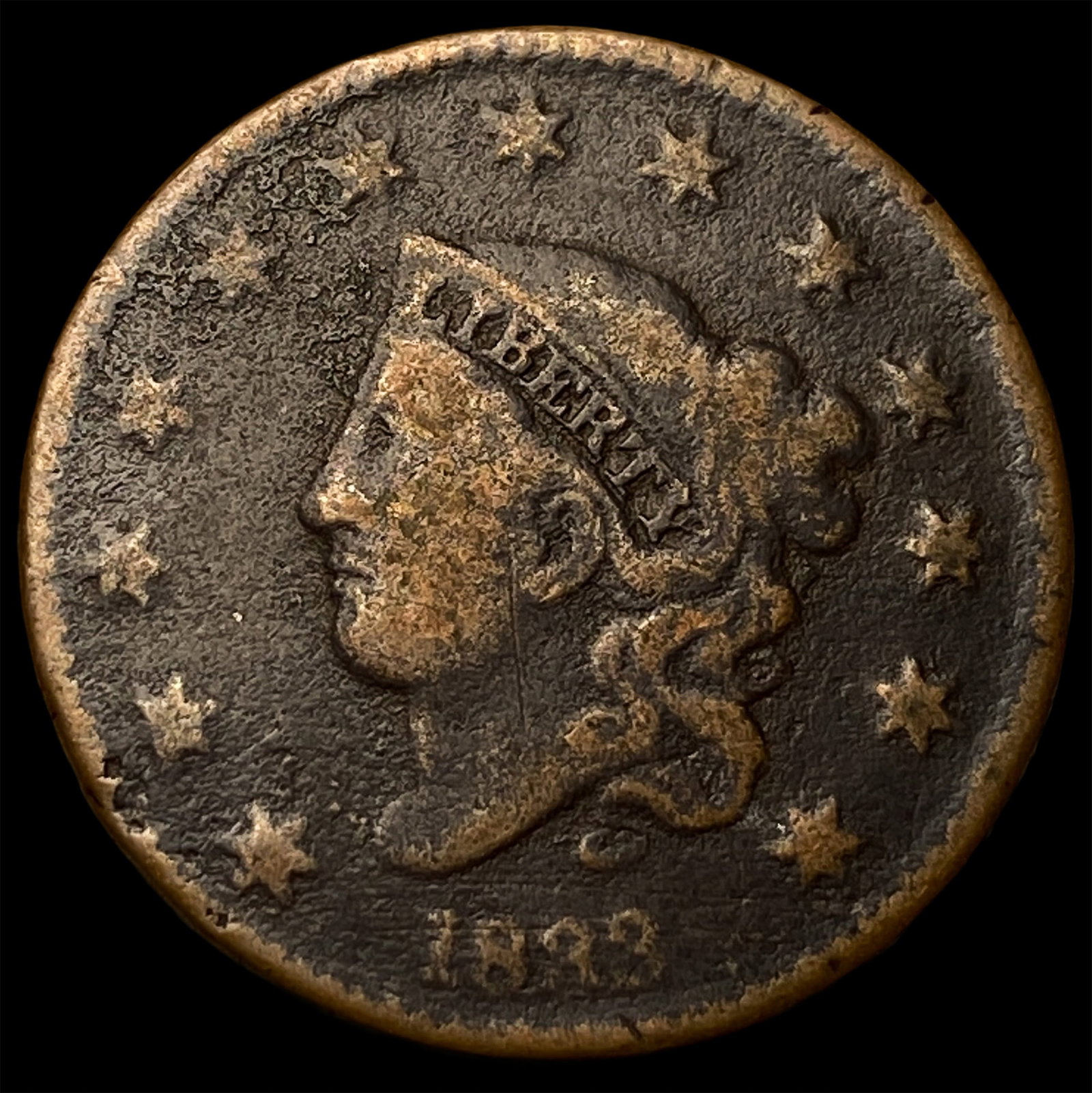 1829 Coronet Head Large Cent LIGHTLY CIRCULATED: 1829 Coronet Head Large Cent LIGHTLY CIRCULATED