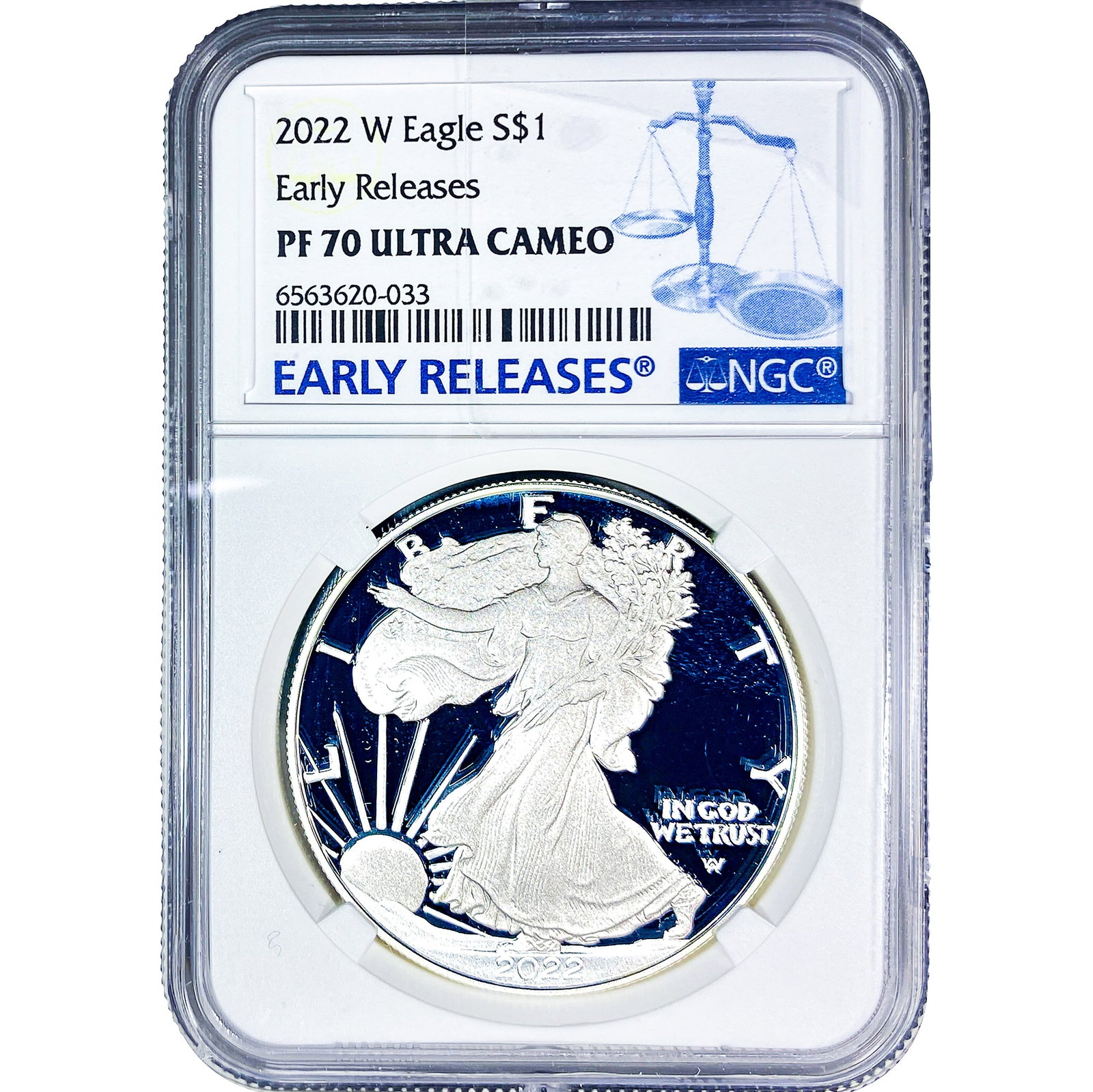 2022-W Silver Eagle NGC PF70 Ultra Cameo (1 of 2)