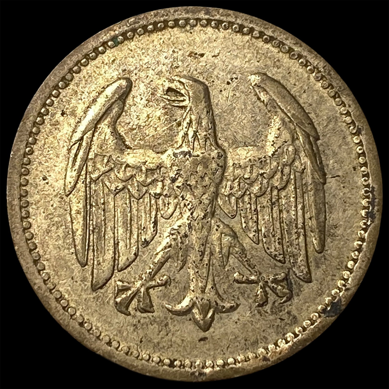 1924 German Silver 1 Mark: 1924 German Silver 1 Mark