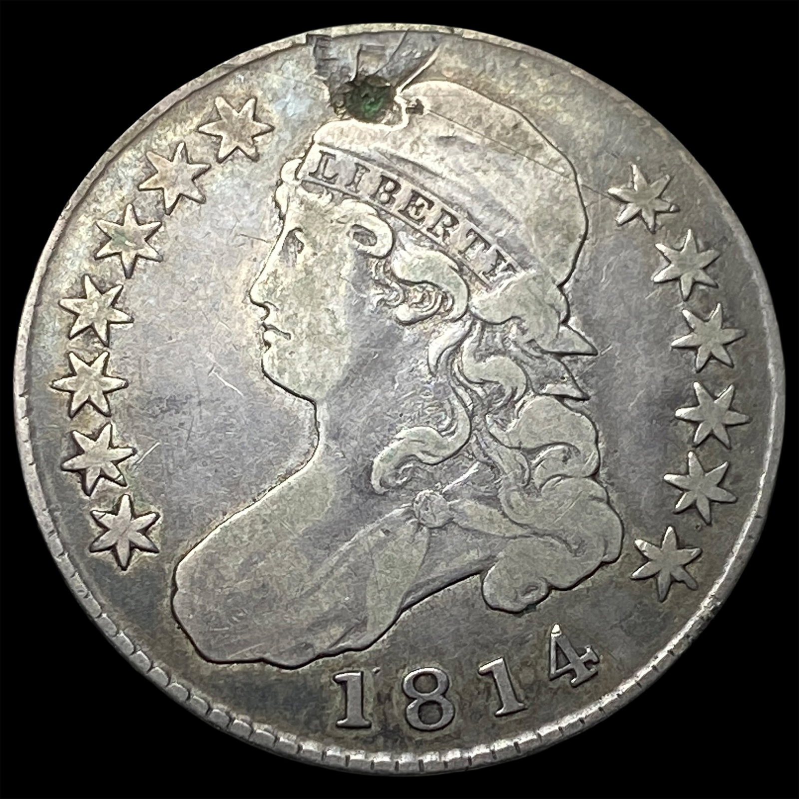 1814 Capped Bust Half Dollar ABOUT UNCIRCULATED: 1814 Capped Bust Half Dollar ABOUT UNCIRCULATED