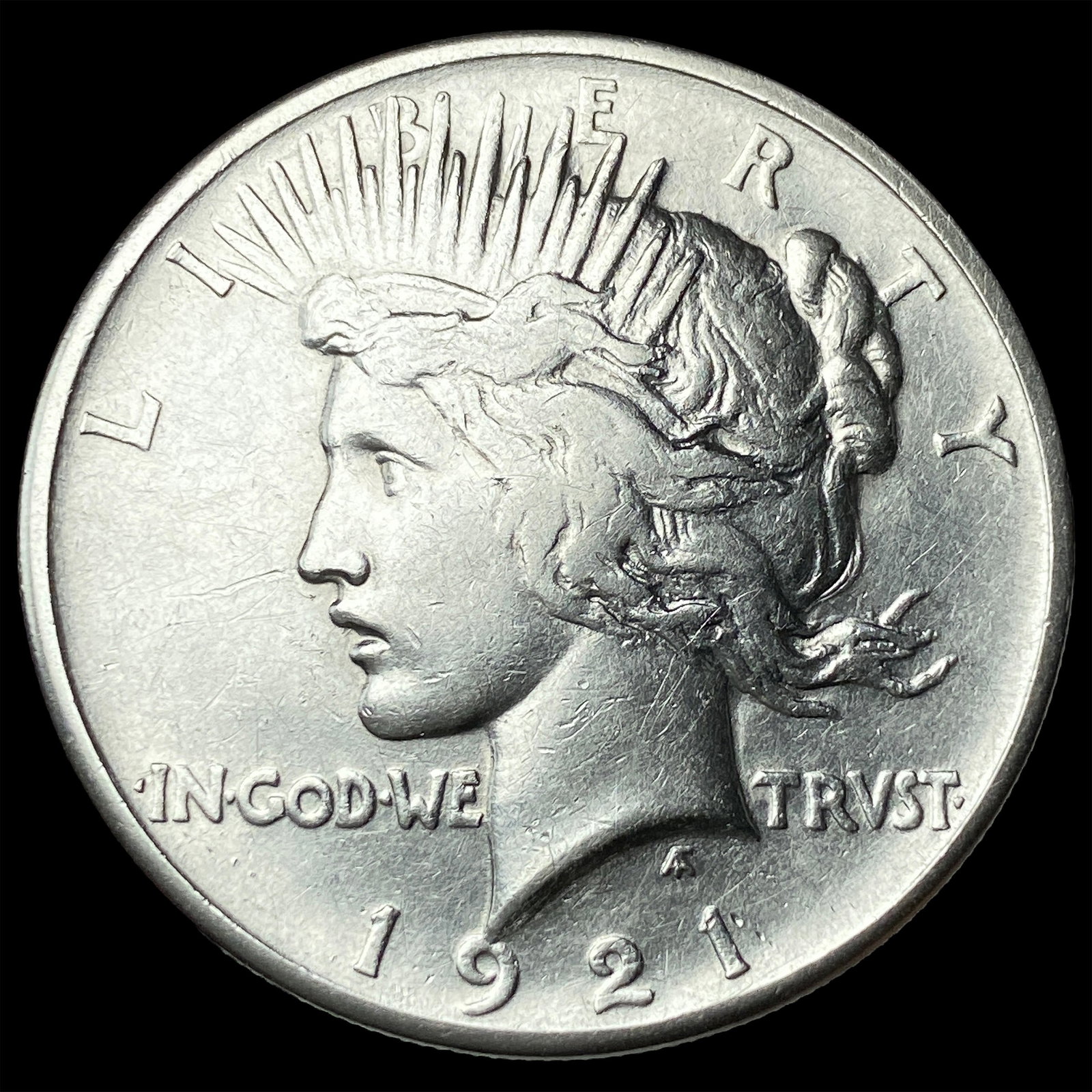 1921 Silver Peace Dollar NEARLY UNCIRCULATED: 1921 Silver Peace Dollar NEARLY UNCIRCULATED