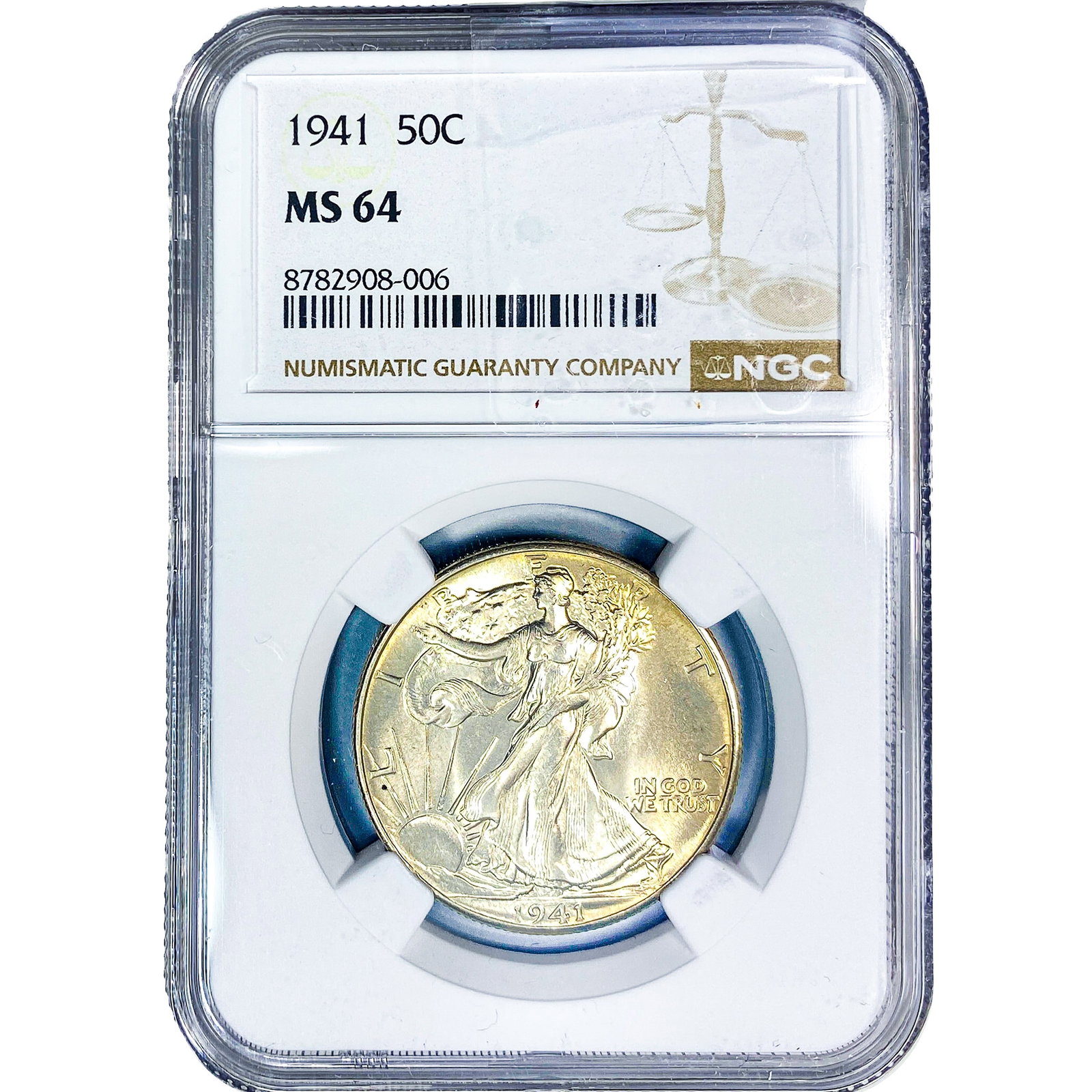 1941 Walking Liberty Half Dollar NGC MS64 (1 of 2)