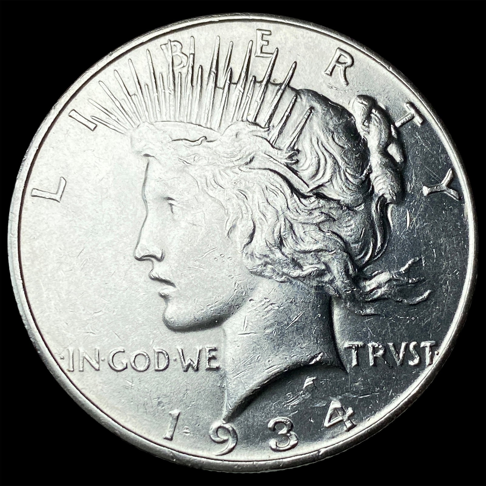 1934-D Silver Peace Dollar UNCIRCULATED: 1934-D Silver Peace Dollar UNCIRCULATED