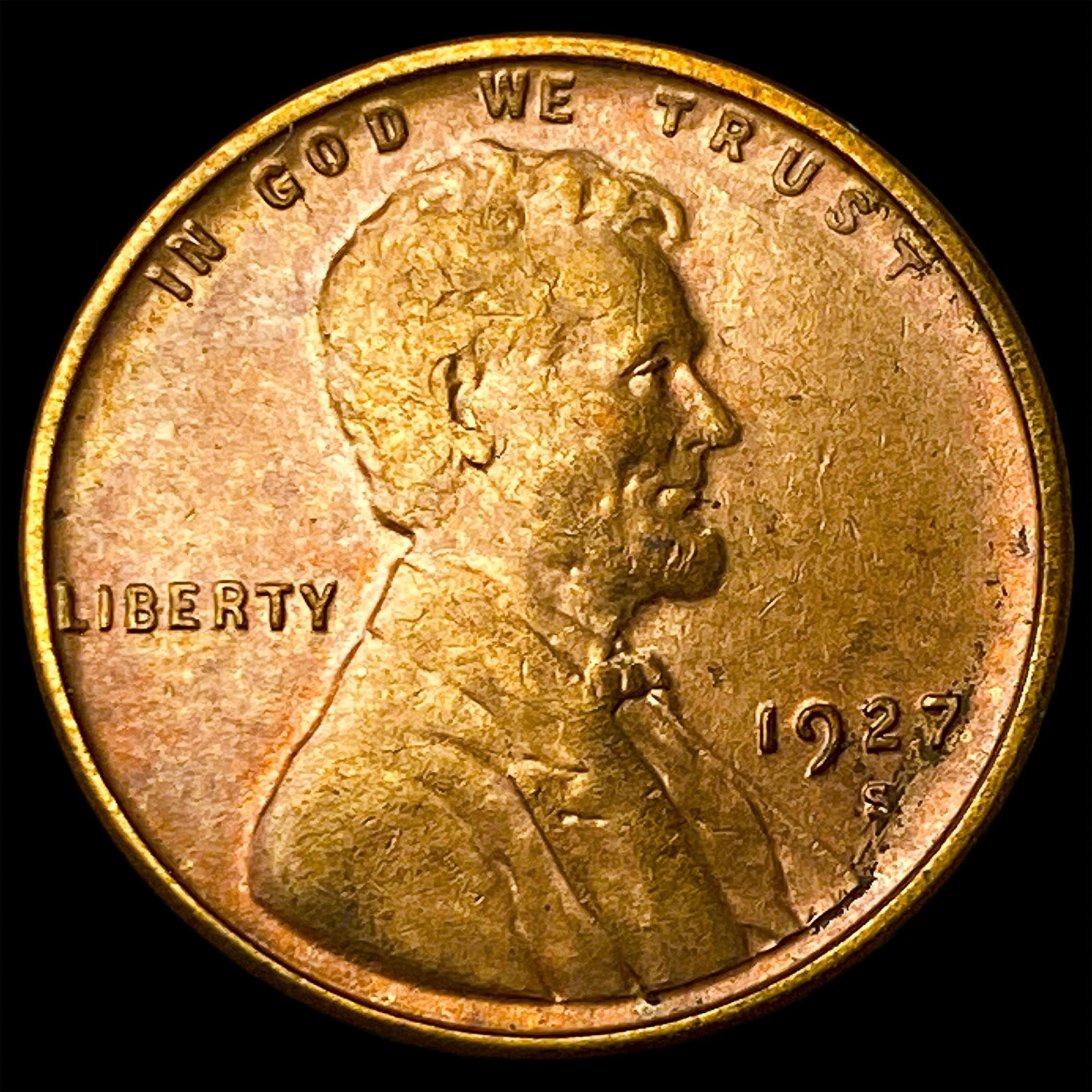 1927-S Lincoln Wheat Cent UNCIRCULATED (1 of 2)