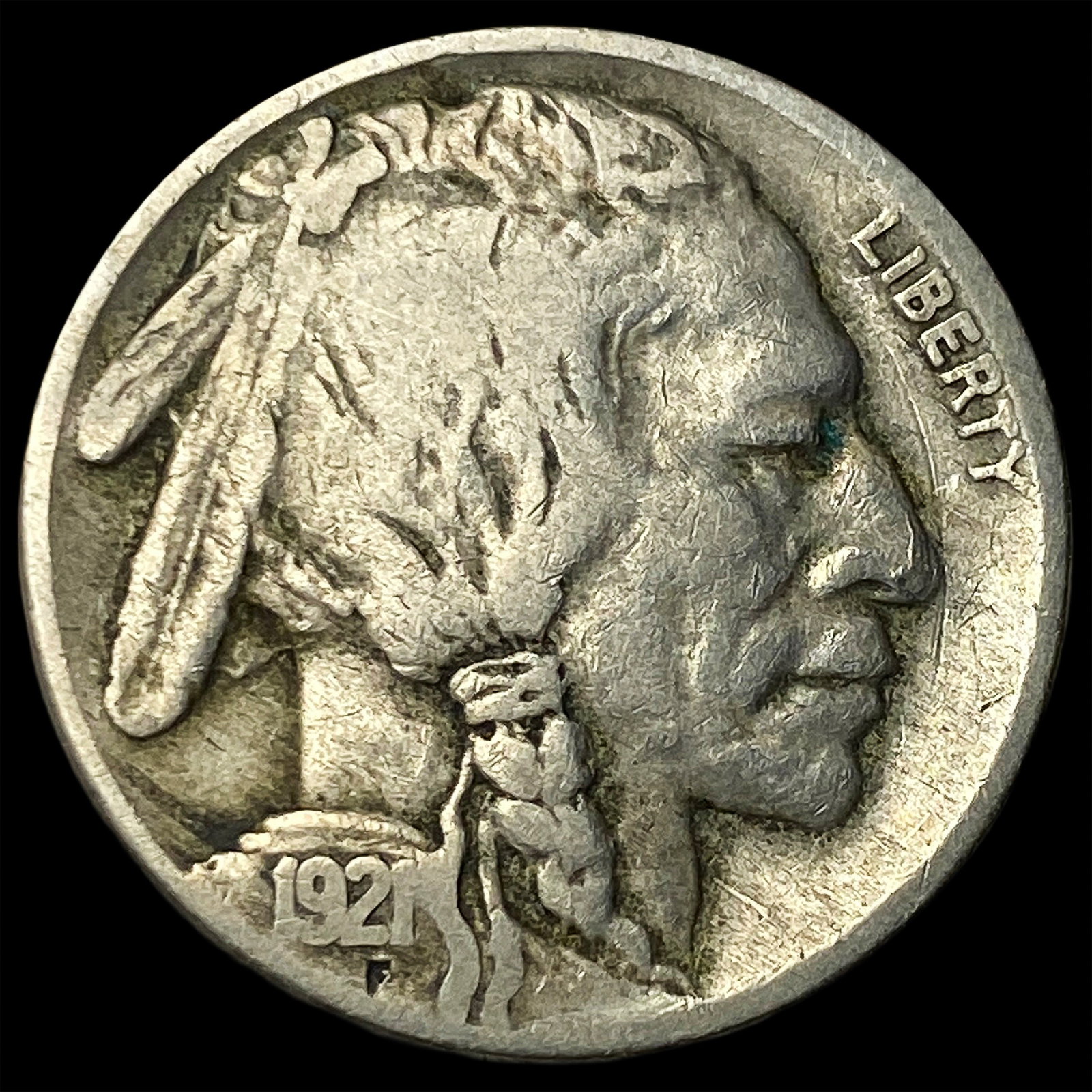 1921-S Buffalo Nickel LIGHTLY CIRCULATED: 1921-S Buffalo Nickel LIGHTLY CIRCULATED