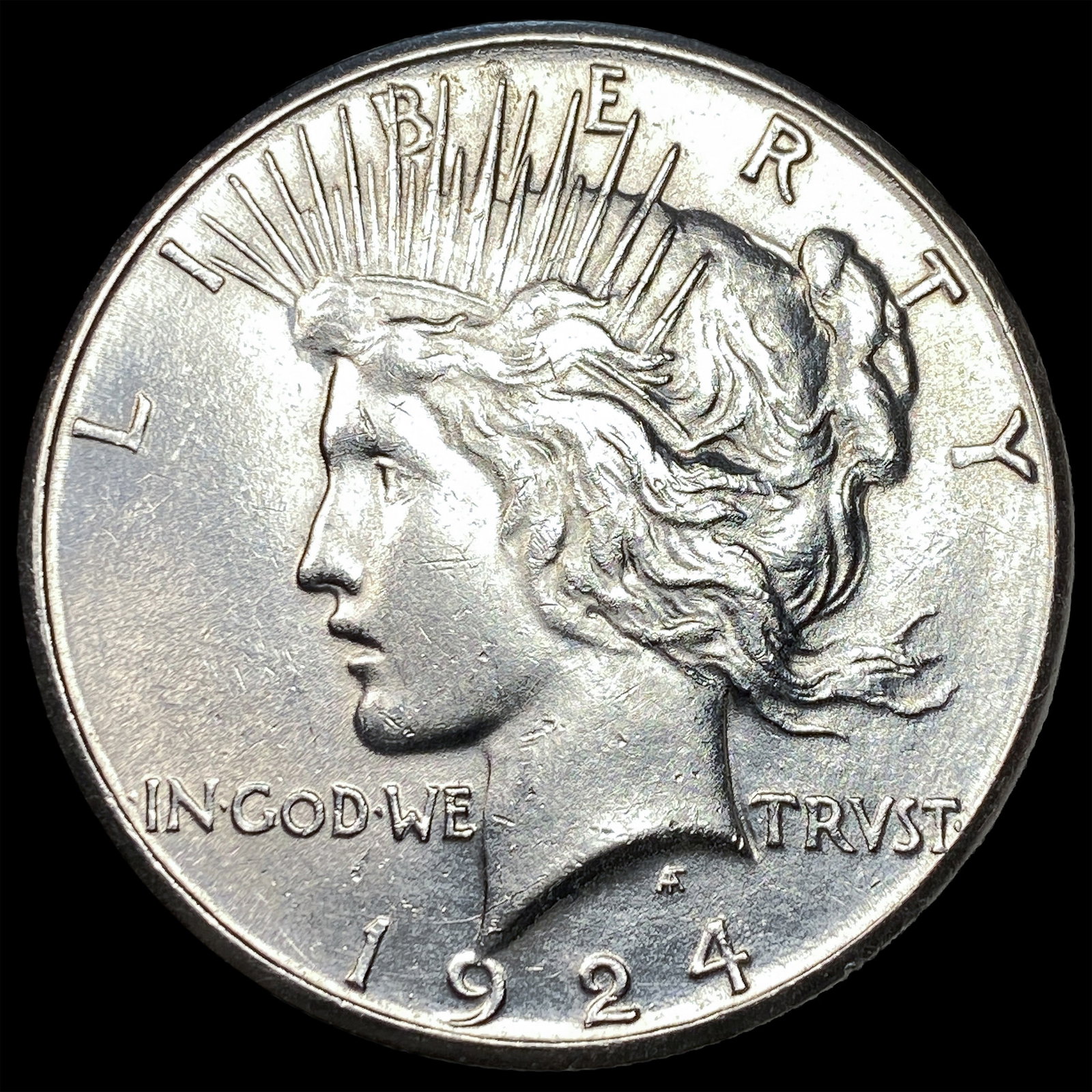 1924-S Silver Peace Dollar UNCIRCULATED: 1924-S Silver Peace Dollar UNCIRCULATED